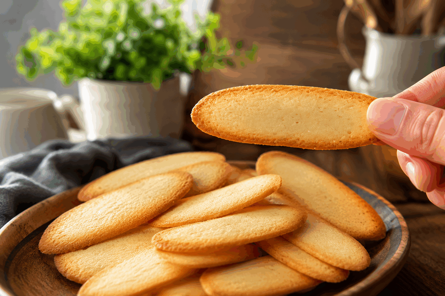 Langues de chat délicieusement crémeuses sans beurre, prêtes en 10 minutes ! 🔥 Description Les langues de chat sont des biscuits légers et croustillants, ici revisités dans une version crémeuse sans beurre. Leur texture fine et fondante se marie parfaitement avec une note douce et délicate, idéale pour une pause gourmande rapide. Parfaites pour accompagner un café ou un thé, ces gourmandises se préparent en un temps record. Informations Temps de préparation : 5 minutes Temps de cuisson : 5 minutes Nombre de portions : 20 pièces Difficulté : Facile Ingrédients Pour la pâte 2 blancs d’œufs (environ 60 g) 60 g de sucre glace 40 g de farine de blé 30 ml d’huile végétale neutre (tournesol ou colza) 1 pincée de sel 1 cuillère à café d’extrait de vanille 20 g de crème fraîche épaisse (ou fromage blanc à 20%) Préparation Préchauffe le four à 180°C (chaleur tournante de préférence) et tapisse une plaque de cuisson de papier sulfurisé. Dans un saladier, monte les blancs d’œufs avec la pincée de sel jusqu’à obtenir une mousse légère. Ajoute progressivement le sucre glace en continuant de fouetter pour obtenir une meringue souple et brillante. Incorpore délicatement la farine tamisée à l’aide d’une spatule, puis ajoute l’huile, la crème fraîche et l’extrait de vanille sans trop mélanger pour garder du volume. Transfère la pâte dans une poche à douille munie d’une douille lisse et forme des bandes fines d’environ 7 cm de longueur sur la plaque en les espaçant bien. Enfourne pour 5 minutes, surveille la coloration : les langues doivent être dorées sur les bords mais rester claires au centre. Laisse refroidir quelques minutes avant de décoller délicatement les biscuits, qui vont durcir en refroidissant. Astuces Utilise des blancs d’œufs à température ambiante pour faciliter le montage en neige. Ne surcharge pas la poche à douille pour garder une forme régulière et fine. Pour varier les saveurs, ajoute un zeste de citron ou une pointe de cannelle dans la pâte. Conserve les langues de chat dans une boîte hermétique à température ambiante pour préserver leur croquant. Service Servez ces langues de chat crémeuses avec un thé parfumé ou un café corsé. Elles sont également parfaites en accompagnement de crèmes dessert ou d’une mousse légère, pour apporter une touche croustillante et élégante à vos pauses gourmandes.