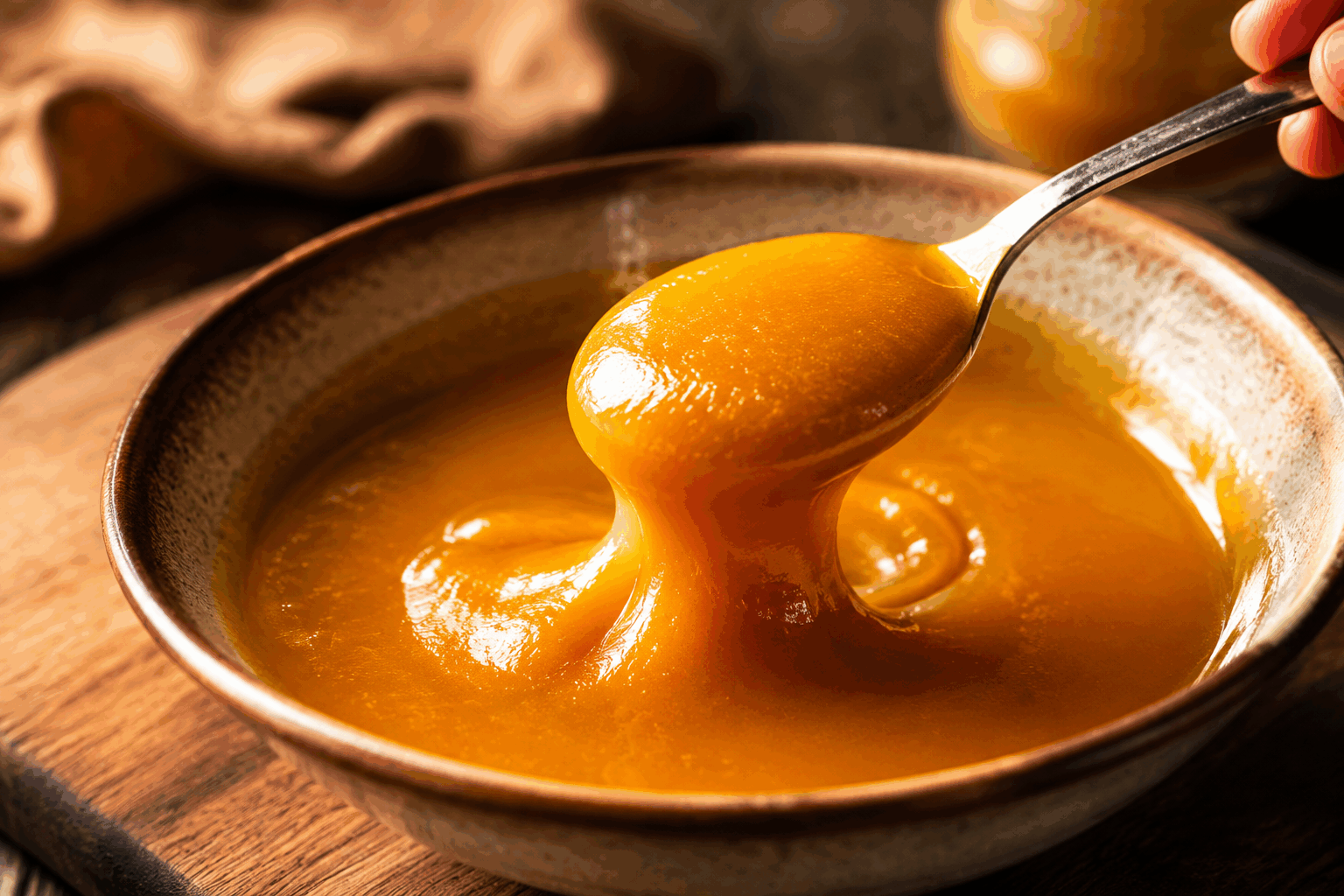 Le caramel à l’huile d’olive qui sublime glaces et desserts en 5 minutes ✨ Description Découvrez une sauce caramel onctueuse et originale, relevée par la douceur fruitée de l’huile d’olive. Parfaite pour napper glaces, tartes ou fruits frais, cette recette rapide s’invite pour sublimer tous vos desserts en seulement 5 minutes. Informations Temps de préparation : 3 minutes Temps de cuisson : 2 minutes Nombre de portions : 6 personnes Difficulté : Facile Ingrédients Pour le caramel à l’huile d’olive 150 g de sucre en poudre 60 ml d’eau 80 ml de crème liquide entière 40 ml d’huile d’olive extra vierge douce 1 pincée de sel fin Préparation Dans une casserole à fond épais, verse le sucre et l’eau. Fais chauffer à feu moyen sans remuer pour obtenir un caramel ambré. Dès que le caramel prend une belle couleur dorée, retire la casserole du feu. Ajoute doucement la crème liquide tout en remuant avec une cuillère en bois ou un fouet. Incorpore ensuite l’huile d’olive et la pincée de sel. Mélange bien pour obtenir une sauce lisse et brillante. Laisse tiédir quelques minutes avant de verser sur ta glace ou dessert préféré. Astuces Utilise une huile d’olive douce et fruitée pour ne pas masquer le goût du caramel. Si le caramel cristallise, ajoute un peu d’eau chaude et remets sur feu doux tout en mélangeant. Pour une texture plus épaisse, laisse épaissir le caramel 1 à 2 minutes supplémentaires sur feu très doux avant d’ajouter la crème. Ce caramel se conserve 3 jours au réfrigérateur dans un récipient hermétique. Réchauffe-le doucement avant utilisation. Service Verse ce caramel tiède sur une boule de glace vanille, un gâteau moelleux, ou bien des fruits frais comme des poires ou des fraises. Il apporte une touche gourmande et originale à vos desserts, idéale pour épater vos convives lors d’un repas convivial ou d’une soirée d’été.