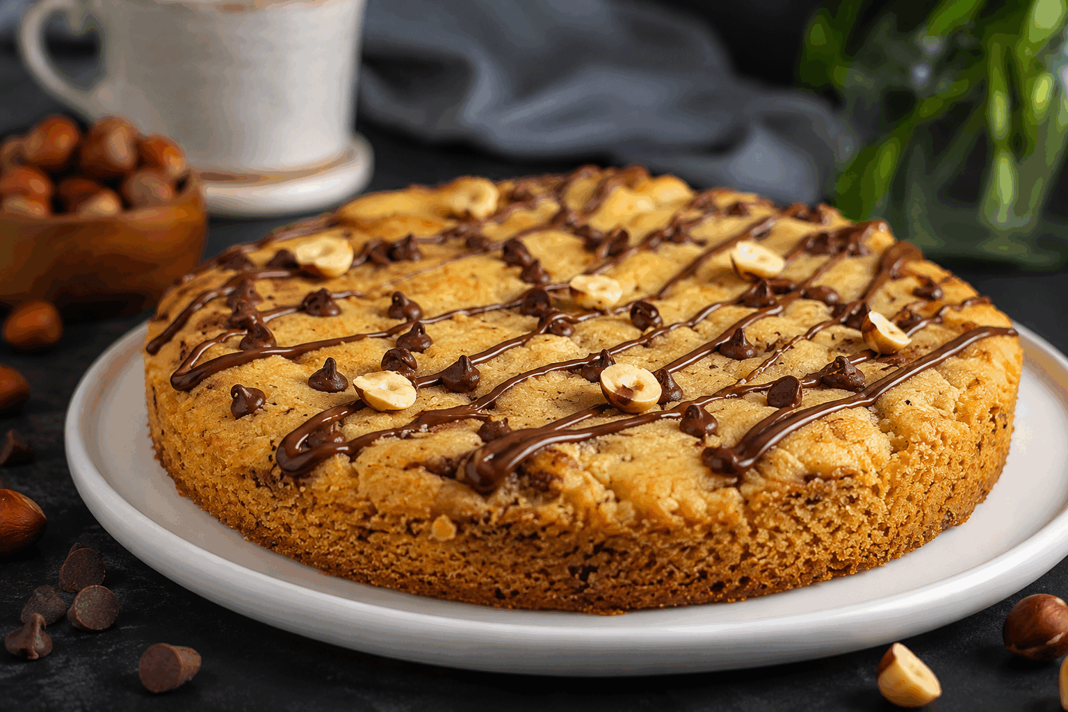 Le cookie géant prêt en 25 minutes chrono, fondant et ultra gourmand 😋 Description Ce cookie géant est une véritable invitation à la gourmandise : croustillant sur les bords et fondant au centre, il ravira petits et grands. Facile et rapide à préparer, il est parfait pour une envie soudaine de douceur ou pour partager un moment convivial. Idéal servi tiède, il accompagnera à merveille un verre de lait ou une boule de glace vanille. Informations Temps de préparation : 10 minutes Temps de cuisson : 15 minutes Nombre de portions : 6 personnes Difficulté : Facile Ingrédients Pour la pâte à cookie 120 g de beurre doux 150 g de sucre roux 1 oeuf 1 cuillère à café d’extrait de vanille 180 g de farine 1/2 cuillère à café de bicarbonate de soude 1 pincée de sel 150 g de pépites de chocolat noir Préparation Préchauffe le four à 180°C (chaleur statique). Fais fondre le beurre au micro-ondes ou à feu doux, puis laisse-le tiédir. Dans un saladier, mélange le beurre fondu avec le sucre roux jusqu’à obtenir une préparation homogène. Ajoute l’œuf et l’extrait de vanille puis mélange vigoureusement. Incorpore ensuite la farine, le bicarbonate et la pincée de sel. Mélange juste assez pour obtenir une pâte souple. Ajoute les pépites de chocolat en les répartissant bien dans la pâte. Sur une plaque recouverte de papier cuisson, forme un grand disque d’environ 20 cm de diamètre avec la pâte, en lissant la surface à l’aide d’une spatule. Enfourne pendant 15 minutes : le cookie doit être doré sur les bords mais encore moelleux au centre. Laisse tiédir quelques minutes avant de découper en parts et de servir. Astuces Utilise du beurre demi-sel pour un contraste subtil, ou beurre doux si tu préfères un goût plus classique. Ne pas trop cuire le cookie afin qu’il reste fondant à l’intérieur, vérifie la cuisson dès 14 minutes. Pour varier les plaisirs, remplace les pépites de chocolat par des noix, noisettes ou des morceaux de caramel. Le cookie géant se conserve 2 jours dans une boîte hermétique, à température ambiante. Service Sers ce cookie géant tiède, idéalement accompagné d’une boule de glace vanille ou d’un verre de lait frais. Il est parfait pour un goûter convivial, une pause gourmande ou une fin de repas simple et douce.