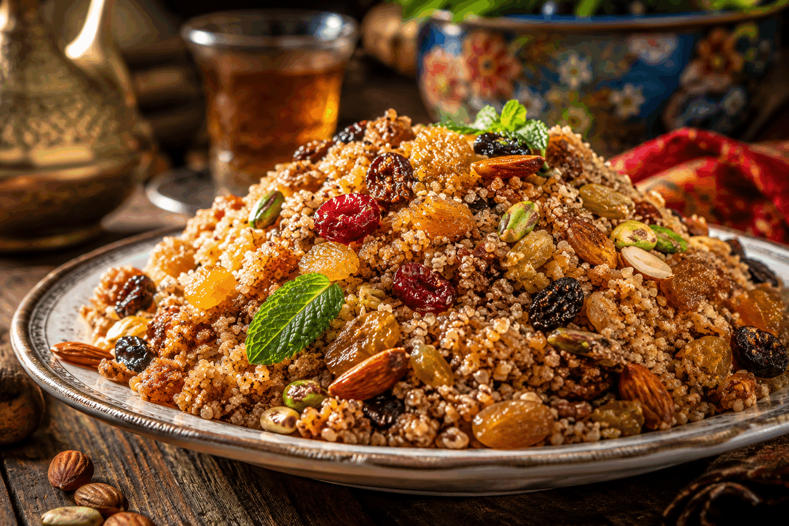 Le couscous sucré sicilien revisité en dessert gourmand en 5 minutes seulement ✨