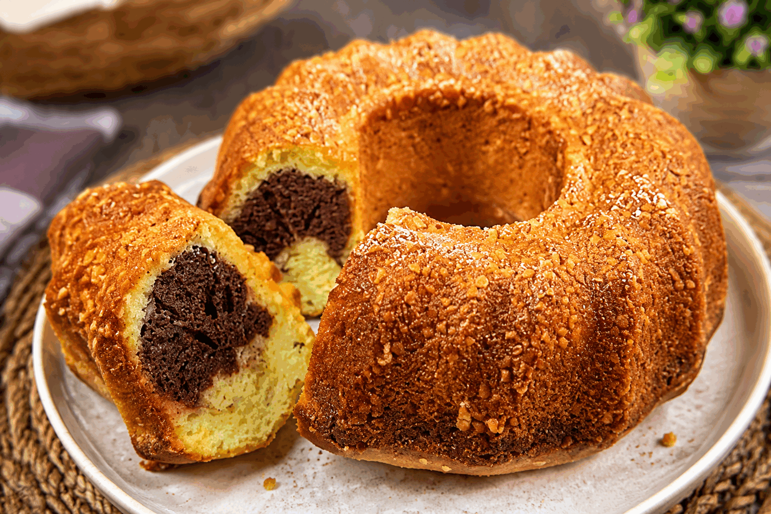 Le gâteau express qui fond en bouche en seulement 2 minutes, à essayer vite ! 🔥 Description Ce gâteau express est un petit délice moelleux, rapide à préparer et idéal pour les gourmands pressés. Sa texture fondante en bouche rappelle celle d’un fondant au chocolat léger, parfait pour une pause sucrée improvisée. Simple et gourmand, il convient aussi bien à un goûter qu’à un dessert improvisé. Informations Temps de préparation : 3 minutes Temps de cuisson : 2 minutes Nombre de portions : 1 portion Difficulté : Facile Ingrédients Pour le gâteau 30 g de farine 30 g de sucre 20 g de cacao en poudre non sucré 1/4 de cuillère à café de levure chimique 1 pincée de sel 30 ml de lait 20 ml d’huile végétale (tournesol ou colza) 1/4 cuillère à café d’extrait de vanille (facultatif) Préparation Dans une tasse ou un petit bol, mélange la farine, le sucre, le cacao, la levure chimique et la pincée de sel. Ajoute le lait, l’huile et l’extrait de vanille, puis mélange vigoureusement jusqu’à obtenir une pâte lisse et homogène sans grumeaux. Place la tasse au micro-ondes et fais cuire à puissance maximale (environ 800-900 W) pendant 2 minutes. Vérifie la cuisson : la surface doit être ferme au toucher mais le cœur restera moelleux et fondant. Laisse tiédir 1 minute avant de déguster directement dans la tasse ou démoule délicatement dans une assiette. Astuces Utilise un récipient adapté au micro-ondes, assez profond pour éviter que la pâte ne déborde pendant la cuisson. Pour un goût plus gourmand, ajoute une cuillère à café de pépites de chocolat dans la pâte avant la cuisson. Si tu n’as pas de cacao, remplace-le par la même quantité de farine et ajoute quelques gouttes d’extrait de café pour amplifier le goût. Consomme ce gâteau rapidement car il est meilleur tiède et perd un peu de sa texture fondante en refroidissant. Service Déguste ce gâteau express seul ou accompagné d’une boule de glace vanille pour un contraste chaud-froid. Il est parfait pour un dessert improvisé, une pause gourmande en solo ou un goûter rapide sans prise de tête.