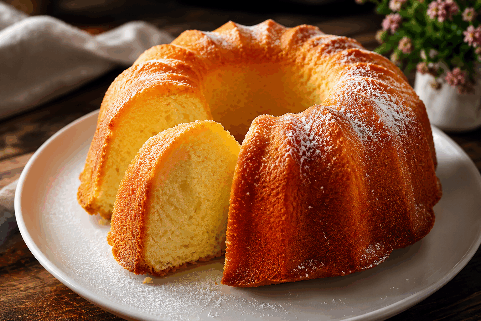 Le gâteau moelleux qui fond en bouche en seulement 5 minutes de préparation 😍 Description Ce gâteau est une merveille de douceur et de légèreté, à la texture fondante qui ravit les papilles dès la première bouchée. Parfait pour une envie gourmande sans passer des heures en cuisine, il se prépare en un temps record tout en offrant un moelleux incomparable. Idéal pour un goûter improvisé ou un dessert express en famille. Informations Temps de préparation : 5 minutes Temps de cuisson : 25 minutes Nombre de portions : 6 personnes Difficulté : Facile Ingrédients Pour la pâte 150 g de farine 100 g de sucre en poudre 3 œufs 100 ml de lait 80 g de beurre fondu 1 sachet de levure chimique (environ 10 g) 1 pincée de sel 1 cuillère à café d’extrait de vanille Préparation Préchauffe le four à 180°C (chaleur statique ou 160°C chaleur tournante). Dans un saladier, bats les œufs avec le sucre jusqu’à obtenir un mélange mousseux et clair. Ajoute le beurre fondu et mélange bien, puis incorpore le lait et l’extrait de vanille. Dans un autre récipient, tamise la farine avec la levure et la pincée de sel. Intègre petit à petit les ingrédients secs au mélange liquide en remuant doucement pour éviter les grumeaux. Verse la pâte homogène dans un moule beurré ou recouvert de papier sulfurisé. Enfourne pour 25 minutes environ. Vérifie la cuisson en plantant la lame d’un couteau au centre : elle doit ressortir sèche. Laisse tiédir avant de démouler pour préserver tout le moelleux. Astuces Utilise des ingrédients à température ambiante pour que la pâte soit plus souple et homogène. Si tu souhaites un gâteau encore plus fondant, remplace 50 ml de lait par du yaourt nature. Veille à ne pas trop mélanger la farine pour éviter que la pâte ne devienne élastique. Tu peux ajouter un zeste de citron ou d’orange pour varier les saveurs selon ton goût. Service Ce gâteau se déguste tiède ou froid, accompagné d’une crème anglaise, d’une boule de glace vanille ou simplement saupoudré de sucre glace. Il est parfait pour un goûter express, un dessert familial ou une pause gourmande improvisée entre amis.