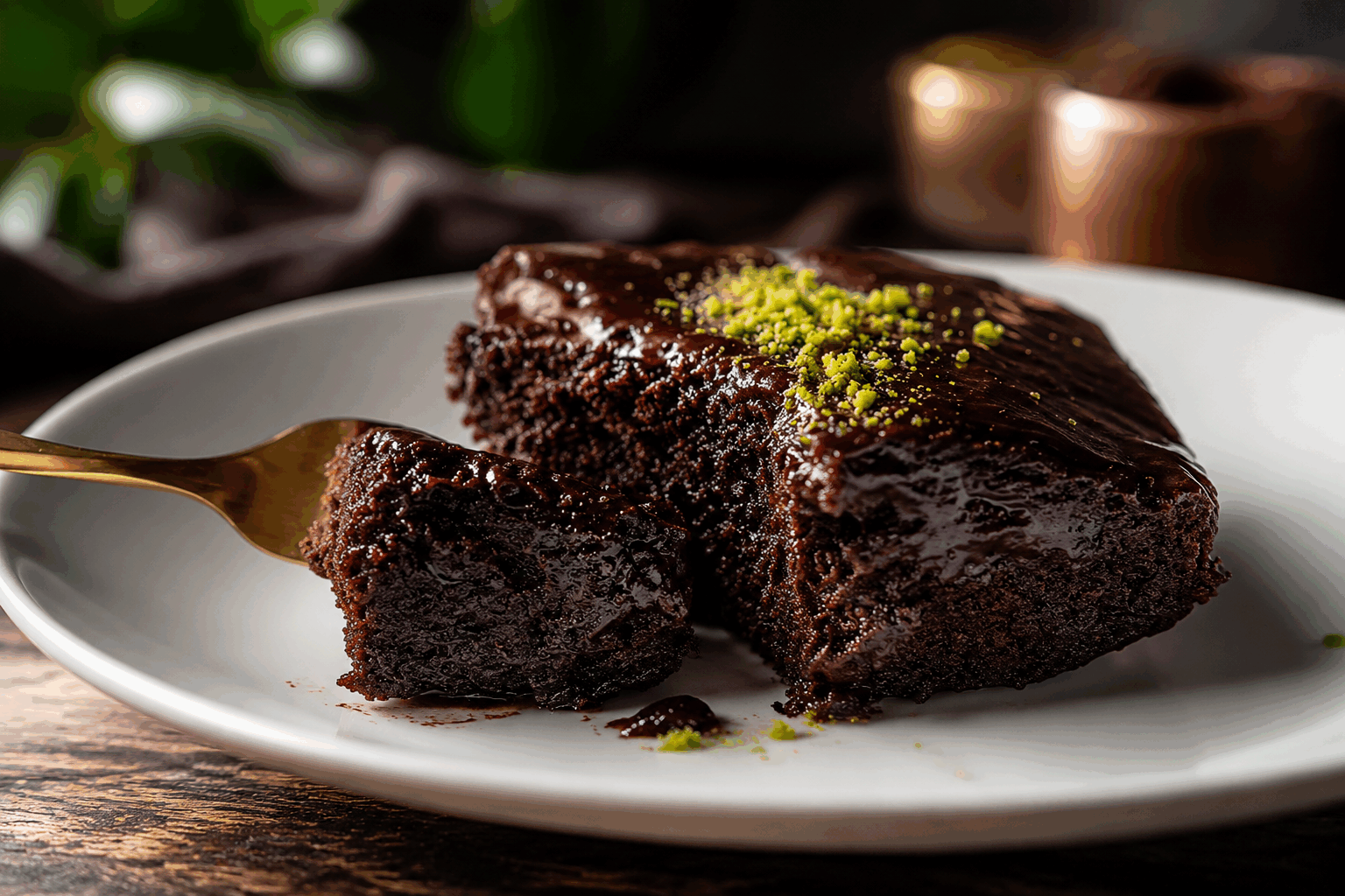 Le gâteau turc islak kek qui fond en bouche en 5 minutes, un délice chocolaté à tester 😍 Description L’Islak Kek est un gâteau turc au chocolat moelleux et ultra humide, dont la texture fondante séduit instantanément. Recouvert d’un sirop chocolaté généreux, il est parfait pour un goûter gourmand ou une occasion spéciale. Ce dessert rapide à réaliser dévoile un équilibre parfait entre douceur et intensité chocolatée. Informations Temps de préparation : 15 minutes Temps de cuisson : 20 minutes Nombre de portions : 8 personnes Difficulté : Facile Ingrédients Pour le gâteau 3 œufs 200 g de sucre 1 cuillère à café d’extrait de vanille 125 ml d’huile végétale neutre 150 ml de lait 200 g de farine 45 g de cacao en poudre non sucré 1 sachet de levure chimique (env. 11 g) 1 pincée de sel Pour le sirop au chocolat 150 ml d’eau 100 g de sucre 30 g de cacao en poudre non sucré 1 cuillère à soupe de beurre 1 cuillère à café d’extrait de vanille Préparation Préchauffe le four à 180°C (chaleur statique). Dans un grand saladier, bats les œufs avec le sucre et l’extrait de vanille jusqu’à ce que le mélange blanchisse et devienne mousseux. Ajoute l’huile et le lait, puis mélange délicatement pour homogénéiser. Dans un autre récipient, tamise la farine, le cacao en poudre, la levure chimique et la pincée de sel. Incorpore progressivement les ingrédients secs au mélange humide sans trop travailler la pâte, pour garder une texture légère. Verse la pâte dans un moule rectangulaire (environ 20x30 cm) préalablement graissé ou recouvert de papier cuisson. Enfourne pour 18 à 20 minutes : la pointe d’un couteau doit ressortir propre ou avec quelques miettes humides. Pendant ce temps, prépare le sirop au chocolat : dans une casserole, porte à ébullition l’eau, le sucre, le cacao en poudre et le beurre. Retire du feu, ajoute l’extrait de vanille et mélange bien. Dès la sortie du four, pique le gâteau avec une fourchette ou un cure-dent sur toute sa surface. Verse lentement le sirop chaud sur le gâteau pour qu’il s’imprègne parfaitement. Laisse reposer au frais au moins 1 heure avant de découper en parts carrées. Astuces Utilise du cacao de bonne qualité pour un goût intense et naturel. Pique le gâteau aussitôt sorti du four : cela permet au sirop de bien pénétrer et rend le gâteau irrésistiblement humide. Pour un résultat optimal, conserve l’Islak Kek au réfrigérateur et sers-le frais. Tu peux ajouter quelques noix ou noisettes dans la pâte pour apporter du croquant. Service Sers ce gâteau turc islak kek en dessert ou au goûter, accompagné d’un thé noir ou d’un café corsé. Présente-le coupé en carrés sur un joli plat, éventuellement décoré d’une pincée de cacao ou de copeaux de chocolat.