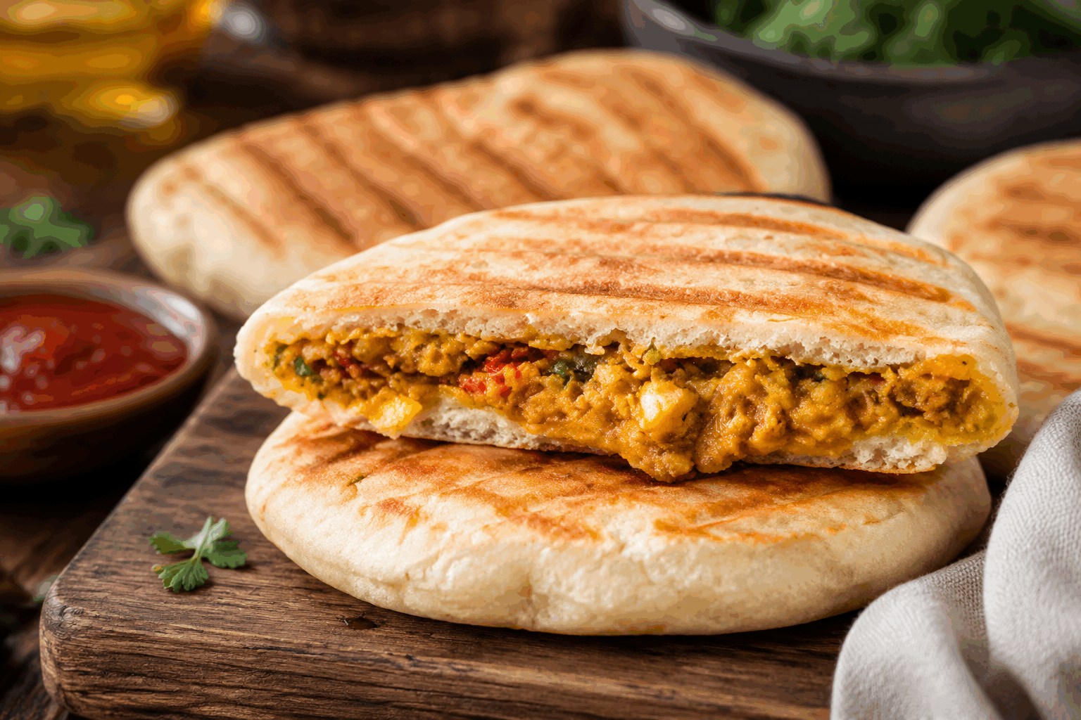 Le panini farci ultra simple à préparer en 5 minutes, parfait pour Ramadan 2024 🔥 Description Ce panini farci est une solution rapide et savoureuse pour casser le jeûne pendant le Ramadan. Facile à préparer en seulement 5 minutes, il marie croustillant et fondant avec une garniture généreuse et pleine de goûts. Parfait pour un repas léger et réconfortant, il s'adapte bien aux saveurs souvent appréciées durant cette période. Informations Temps de préparation : 5 minutes Temps de cuisson : 5 minutes Nombre de portions : 2 paninis Difficulté : Facile Ingrédients Pour le panini 2 pains à panini (ou ciabatta) 40 g de fromage mozzarella râpé 2 tranches de jambon blanc ou de dinde fumée 4 feuilles de basilic frais 2 cuillères à soupe de sauce tomate nature 1 cuillère à soupe d’huile d’olive Sel et poivre du moulin Préparation Préchauffe un appareil à panini ou une poêle à feu moyen. Ouvre les pains à panini en deux sans les séparer complètement pour faciliter le garnissage. Tartine l’intérieur des pains avec la sauce tomate, puis ajoute un peu de sel et de poivre. Dépose les tranches de jambon sur la base, puis répartis le fromage mozzarella et les feuilles de basilic. Referme les paninis en pressant légèrement, badigeonne l’extérieur avec l’huile d’olive pour obtenir une belle coloration lors de la cuisson. Place les paninis dans l’appareil ou la poêle, cuis 3 à 5 minutes jusqu’à ce que le pain soit bien grillé et le fromage fondu. Sers immédiatement pour profiter du croustillant et du fromage fondant. Astuces Utilise du pain frais mais pas trop mou pour un meilleur croustillant. Ajoute un peu de piment doux ou de paprika pour relever la garniture si tu aimes les saveurs un peu plus intenses. Si tu n’as pas d’appareil à panini, presse le panini dans une poêle avec un poids (une autre poêle par exemple) pour bien l’écraser et griller uniformément. Pour une version végétarienne, remplace le jambon par des tranches de légumes grillés (aubergine, courgette) ou du poivron. Service Accompagne ce panini d’une salade fraîche aux crudités ou d’une soupe légère pour un repas équilibré et rapide. Il est idéal pour rompre le jeûne en douceur pendant Ramadan, facile à personnaliser selon les goûts de chacun.