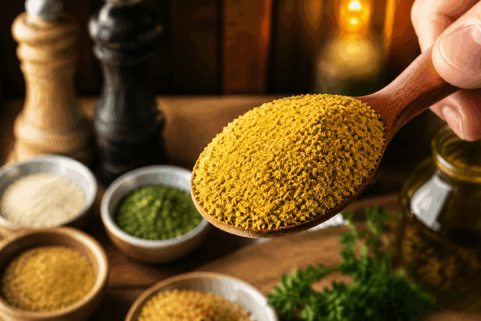 Le secret du bouillon maison en moins d’1 minute, prêt à réveiller vos plats 🔥 Description Ce bouillon express est une base aromatique riche et savoureuse, idéale pour rehausser rapidement vos soupes, sauces ou risottos. En moins d’une minute, il concentre des saveurs traditionnelles grâce à des ingrédients simples et naturels. Parfait pour les cuisiniers pressés souhaitant une note gourmande authentique. Informations Temps de préparation : 1 minute Temps de cuisson : 5 minutes (optionnel) Nombre de portions : 4 litres de bouillon Difficulté : Facile Ingrédients Ingrédients pour le bouillon secret 2 litres d'eau froide 1 cube de bouillon de volaille ou de légumes (de préférence bio) 1 oignon moyen, coupé en quatre 2 gousses d'ail écrasées 2 branches de thym frais ou 1 cuillère à café de thym séché 1 feuille de laurier 1 branche de céleri coupée en morceaux 1 carotte moyenne coupée en rondelles 1 cuillère à soupe d'huile d'olive Sel et poivre du moulin, selon goût Préparation Versez l'eau froide dans une grande casserole. Ajoutez le cube de bouillon pour concentrer instantanément les saveurs. Incorporez l'oignon, l'ail, le thym, la feuille de laurier, le céleri et la carotte. Versez l'huile d'olive et assaisonnez légèrement avec du sel et du poivre. Portez rapidement à ébullition sur feu vif tout en remuant, pendant environ 1 minute, pour libérer les arômes. Réduisez le feu et laissez mijoter 5 minutes si le temps le permet, sinon utilisez tel quel pour un bouillon express. Astuces Pour un bouillon plus corsé, laissez-le infuser à couvert jusqu'à 30 minutes. Vous pouvez remplacer le cube par 1 cuillère à soupe de miso pour une touche umami. Filtrez le bouillon avant utilisation pour une texture claire et agréable. Conservez le bouillon au réfrigérateur dans un récipient hermétique jusqu’à 3 jours ou congelez-le en portions. Service Utilisez ce bouillon maison comme base pour vos soupes, risottos, sauces ou plats mijotés. Servez-le chaud ou incorporez-le dans vos recettes pour un goût profond et réconfortant. Idéal en toute saison, il réveille instantanément vos préparations culinaires avec simplicité.