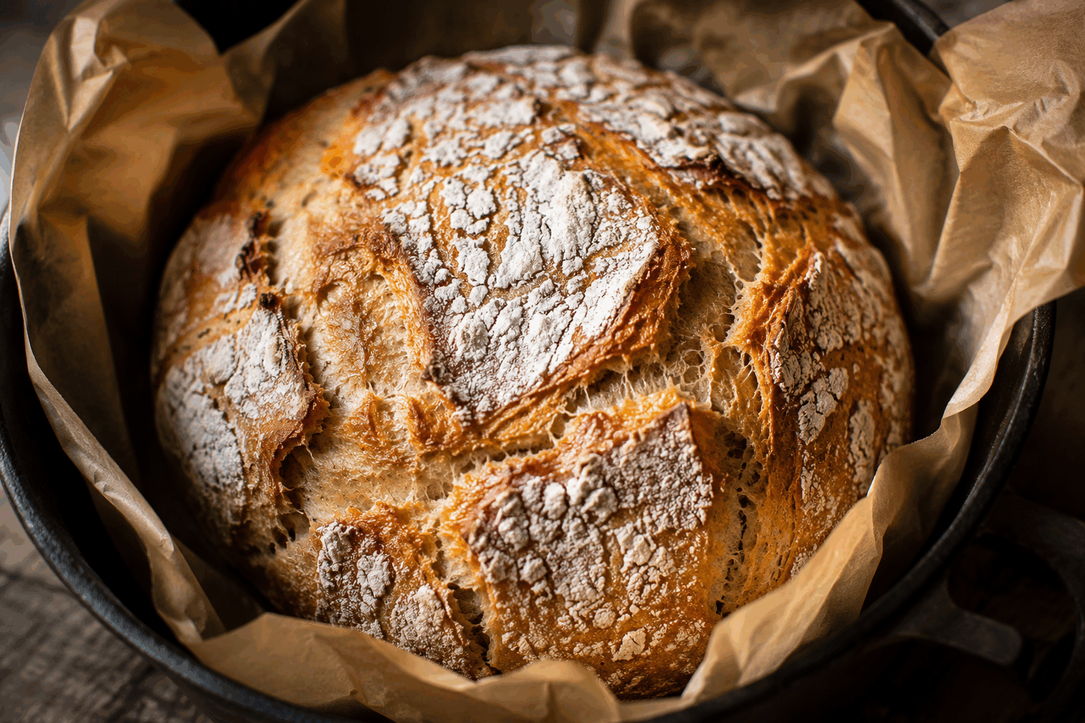Le secret pour un pain maison croustillant aux graines en moins d’une heure ✨🍞 Description Ce pain maison aux graines se distingue par sa croûte croustillante et sa mie moelleuse, parfaite pour un repas gourmand ou un petit-déjeuner sain. En moins d’une heure, ce pain rapide réunit simplicité et saveurs grâce à un mélange de graines croquantes. Idéal pour ceux qui souhaitent savourer un pain artisanal sans attendre des heures de levée. Informations Temps de préparation : 15 minutes Temps de cuisson : 35 minutes Nombre de portions : 1 pain (8 tranches environ) Difficulté : Facile Ingrédients Pour la pâte 300 g de farine de blé T65 7 g de levure chimique (levure instantanée rapide) 1 cuillère à café de sel fin 250 ml d'eau tiède 2 cuillères à soupe d'huile d'olive Pour les graines 30 g de mélange de graines (tournesol, sésame, courge) 1 cuillère à soupe de graines de lin 1 cuillère à soupe de graines de pavot 1 cuillère à soupe de farine pour saupoudrer Préparation Préchauffe le four à 220°C (chaleur traditionnelle) et place une plaque à l'intérieur pour qu’elle soit bien chaude. Dans un grand saladier, mélange la farine, le sel et la levure chimique. Ajoute l'eau tiède et l'huile d'olive, puis mélange rapidement avec une cuillère en bois jusqu’à obtenir une pâte homogène, un peu collante. Incorpore la moitié des graines dans la pâte en les pressant légèrement pour bien les répartir. Farine légèrement un plan de travail, dépose la pâte et forme rapidement une boule sans trop la travailler (sinon le pain risque d’être dur). Place la pâte sur une feuille de papier cuisson, saupoudre-la de la farine restante et des graines non incorporées en appuyant légèrement. Avec un couteau bien aiguisé, incise le dessus du pain en croisillons pour permettre à la croûte de se développer. Place la pâte avec le papier cuisson directement sur la plaque chaude du four et enfourne pour 35 minutes jusqu’à ce que le pain soit bien doré et croustillant. Sors le pain du four, laisse refroidir sur une grille avant de trancher pour préserver la croustillance. Astuces Utilise une levure chimique rapide ou de la levure boulangère déshydratée « instantanée » pour accélérer la montée. Ne pétris pas trop la pâte pour garder une mie légère et éviter un pain trop compact. Pour plus de croustillant, pulvérise un peu d’eau dans le four au moment d’enfourner le pain. Conserve le pain dans un torchon propre à température ambiante pour éviter qu’il devienne dur trop vite. Service Serre ce pain croustillant aux graines avec du beurre frais et une confiture maison au petit-déjeuner, ou accompagne-le de fromages et charcuteries pour un apéritif convivial. Il se marie aussi parfaitement avec une soupe ou une salade pour un repas léger et savoureux.