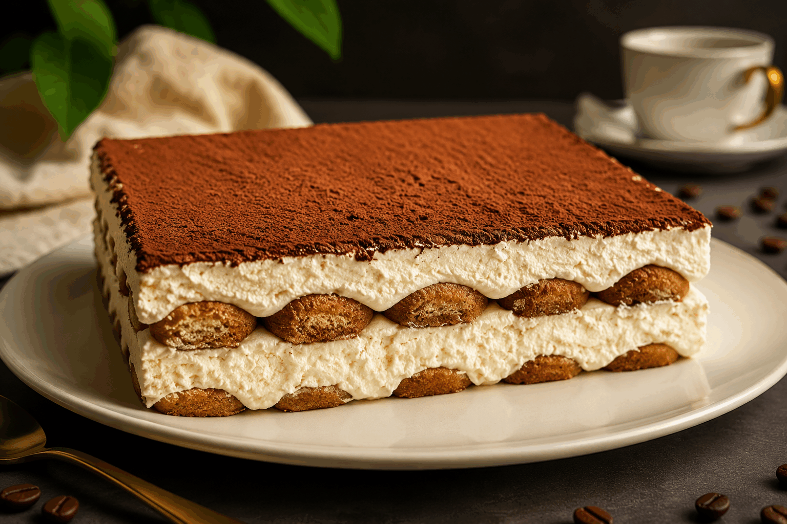 Le tiramisu express sans cuisson en 10 minutes, le secret d’une recette facile et fondante 😍 Description Ce tiramisu express est une version rapide et savoureuse du célèbre dessert italien, sans cuisson ni étape compliquée. Il conserve toute la douceur et la texture fondante du tiramisu traditionnel, idéal pour une pause gourmande improvisée. Parfait pour toutes les occasions, il se prépare en seulement 10 minutes avec des ingrédients simples. Informations Temps de préparation : 10 minutes Temps de cuisson : 0 minute Nombre de portions : 4 personnes Difficulté : Facile Ingrédients Pour la crème 250 g de mascarpone 150 ml de crème liquide entière froide 50 g de sucre en poudre 1 cuillère à café d’extrait de vanille Pour le montage 16 biscuits à la cuillère 150 ml de café fort refroidi 2 cuillères à soupe de liqueur de café (optionnel) Cacao en poudre non sucré pour saupoudrer Préparation Prépare le café fort bien refroidi et ajoute la liqueur de café si tu le souhaites. Dans un saladier, fouette la crème liquide froide en chantilly ferme. Dans un autre bol, mélange le mascarpone, le sucre et l’extrait de vanille jusqu’à obtenir une texture lisse. Incorpore délicatement la chantilly au mélange mascarpone-sucre à l’aide d’une spatule, en soulevant la préparation pour garder sa légèreté. Trempe rapidement chaque biscuit à la cuillère dans le café pour les imbiber sans qu’ils deviennent trop mous. Dispose une couche de biscuits imbibés au fond de verrines ou d’un plat. Recouvre avec la moitié de la crème au mascarpone, puis renouvelle l’opération avec une seconde couche de biscuits et le reste de crème. Lisse la surface avec une spatule et place au réfrigérateur au minimum 30 minutes avant de servir. Juste avant de servir, saupoudre généreusement de cacao en poudre à l’aide d’une passoire fine. Astuces Utilise des biscuits à la cuillère de bonne qualité pour un goût authentique et une texture parfaite. Ne trempe pas trop longtemps les biscuits dans le café afin d’éviter qu’ils deviennent détrempés. Pour une version encore plus rapide, remplace la chantilly maison par une crème fouettée prête à l’emploi de bonne qualité. Si tu souhaites une version sans alcool, omets la liqueur de café et ajoute un peu d’extrait de café pour renforcer la saveur. Service Sers ce tiramisu express bien frais, idéal en dessert après un repas léger ou lors d’un goûter convivial. Présente-le dans de jolies verrines individuelles pour un effet élégant et pratique. Tu peux accompagner ce dessert d’un café ou d’un verre de vin doux naturel pour sublimer ses saveurs.