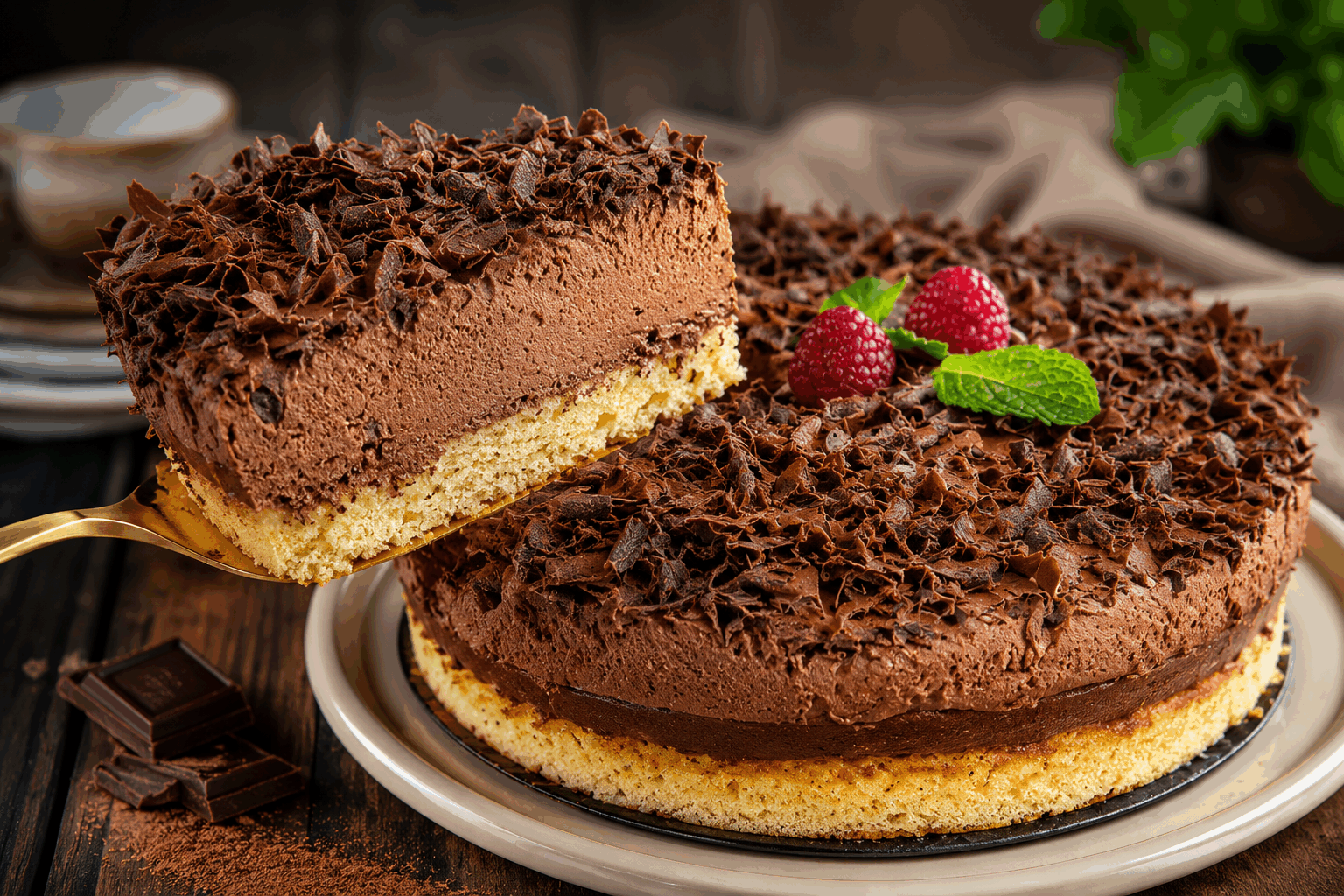 Le trianon facile en 5 minutes : un dessert chocolaté qui fond 😍 Description Le trianon, aussi appelé royal au chocolat, est un dessert gourmand composé d’une base croustillante, d’une couche pralinée onctueuse et d’une mousse légère au chocolat. Cette version facile et rapide en seulement 5 minutes permet de savourer ce classique en un clin d’œil, avec une texture fondante et des saveurs intenses de chocolat. Idéal pour un dessert improvisé ou une occasion spéciale. Informations Temps de préparation : 5 minutes Temps de cuisson : 0 minute (repos au frais conseillé) Nombre de portions : 4 Difficulté : Facile Ingrédients Pour la base croustillante 100 g de crêpes dentelle (gavottes) 50 g de chocolat au lait 30 g de beurre Pour la garniture pralinée 100 g de pâte de praliné ou praliné noisette 50 g de chocolat au lait fondu Pour la mousse au chocolat 150 g de chocolat noir à 70 % 20 cl de crème liquide entière très froide 1 cuillère à soupe de sucre glace Préparation Fais fondre le beurre avec le chocolat au lait au micro-ondes ou au bain-marie, puis émiette les crêpes dentelle et mélange-les délicatement avec ce mélange pour obtenir une base croustillante homogène. Répartis cette base dans le fond de ta verrine ou moule individuel, tasse légèrement et place au frais pendant la préparation suivante. Mélange la pâte de praliné avec le chocolat au lait fondu pour obtenir une crème lisse. Étale cette préparation sur la base croustillante et remets au frais 5 minutes. Fais fondre le chocolat noir au bain-marie. Monte la crème liquide bien froide en chantilly ferme avec le sucre glace. Incorpore délicatement le chocolat fondu refroidi à la chantilly en soulevant la masse pour garder la légèreté. Verse cette mousse sur la couche pralinée, lisse la surface et réserve au frais au minimum 1 heure avant dégustation pour que la mousse prenne bien. Astuces Utilise des crêpes dentelle traditionnelles pour un croustillant optimal, sinon des biscuits secs émiettés feront l’affaire. N’hésite pas à préparer la mousse au chocolat la veille pour plus de tenue et de saveur. Pour une touche encore plus gourmande, ajoute quelques éclats de noisettes grillées sur la mousse avant de servir. Si tu manques de temps, privilégie des verrines individuelles pour faciliter le montage rapide. Service Servez ce trianon facile bien frais, décoré d’une feuille de menthe ou de copeaux de chocolat. Il accompagne parfaitement un café ou un thé gourmand, et conviendra aussi bien pour un dîner en famille ou entre amis que pour terminer en douceur un repas festif.