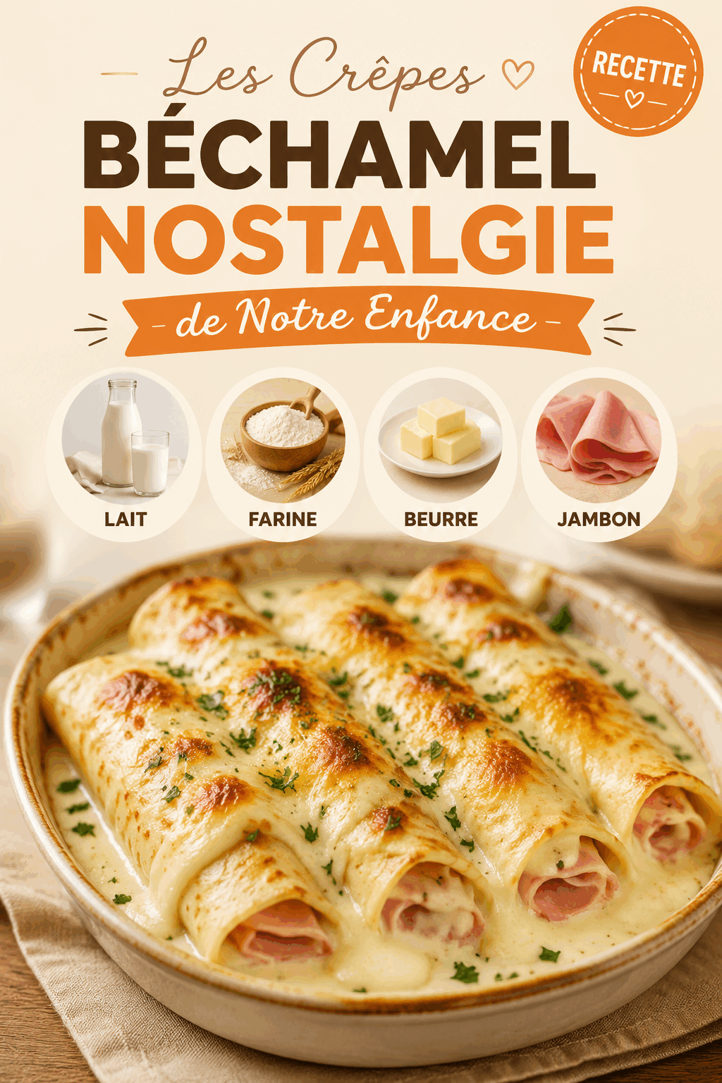 Les Crêpes Béchamel Nostalgie de Notre Enfance