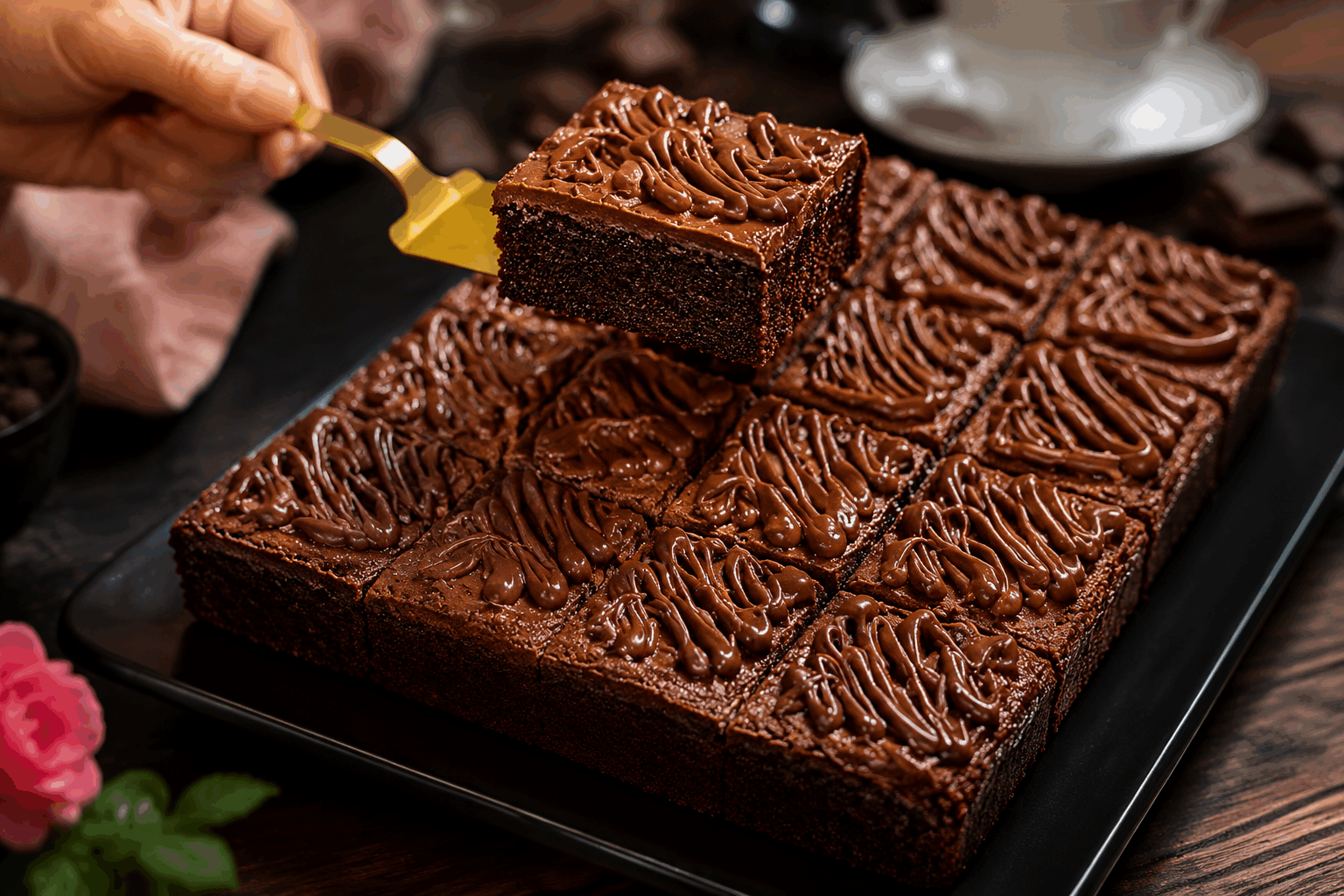 Les brownies fondants prêts en 10 minutes chrono, le secret pour un dessert irrésistible 🔥 Description Ces brownies fondants sont une véritable tentation pour les amateurs de chocolat. Moelleux à souhait avec un cœur fondant, ils se préparent en un temps record de seulement 10 minutes. Parfaits pour un dessert improvisé ou une pause gourmande rapide, ils raviront petits et grands. Informations Temps de préparation : 10 minutes Temps de cuisson : 20 minutes Nombre de portions : 8 parts Difficulté : Facile Ingrédients Pour la pâte 180 g de chocolat noir pâtissier 120 g de beurre 150 g de sucre en poudre 3 œufs 90 g de farine 1 pincée de sel 1 cuillère à café d’extrait de vanille Préparation Préchauffe le four à 180°C (th.6). Fais fondre doucement le chocolat et le beurre ensemble au bain-marie ou au micro-ondes en remuant toutes les 30 secondes pour obtenir un mélange lisse. Dans un saladier, bats les œufs avec le sucre jusqu’à ce que le mélange blanchisse et devienne mousseux. Ajoute le chocolat fondu et mélange bien. Incorpore la farine tamisée, la pincée de sel et l’extrait de vanille. Mélange délicatement sans trop travailler la pâte. Verse la préparation dans un moule carré de 20 cm, préalablement beurré ou recouvert de papier cuisson. Enfourne pendant 20 minutes. Le cœur doit rester légèrement fondant, surveille la cuisson avec la pointe d’un couteau. Laisse refroidir quelques minutes avant de démouler et de découper en carrés. Astuces Utilise un chocolat de qualité pour un goût intense et une texture soyeuse. Ne surcuits pas les brownies pour conserver ce fameux moelleux fondant. Pour plus de gourmandise, ajoute des noix ou des pépites de chocolat à la pâte. Conserve les brownies dans une boîte hermétique pour préserver leur moelleux plusieurs jours. Service Servez ces brownies tièdes accompagnés d’une boule de glace vanille ou d’une cuillère de crème fraîche. Ils sont idéaux pour un goûter improvisé, une fin de repas douce et réconfortante, ou un moment convivial entre amis.