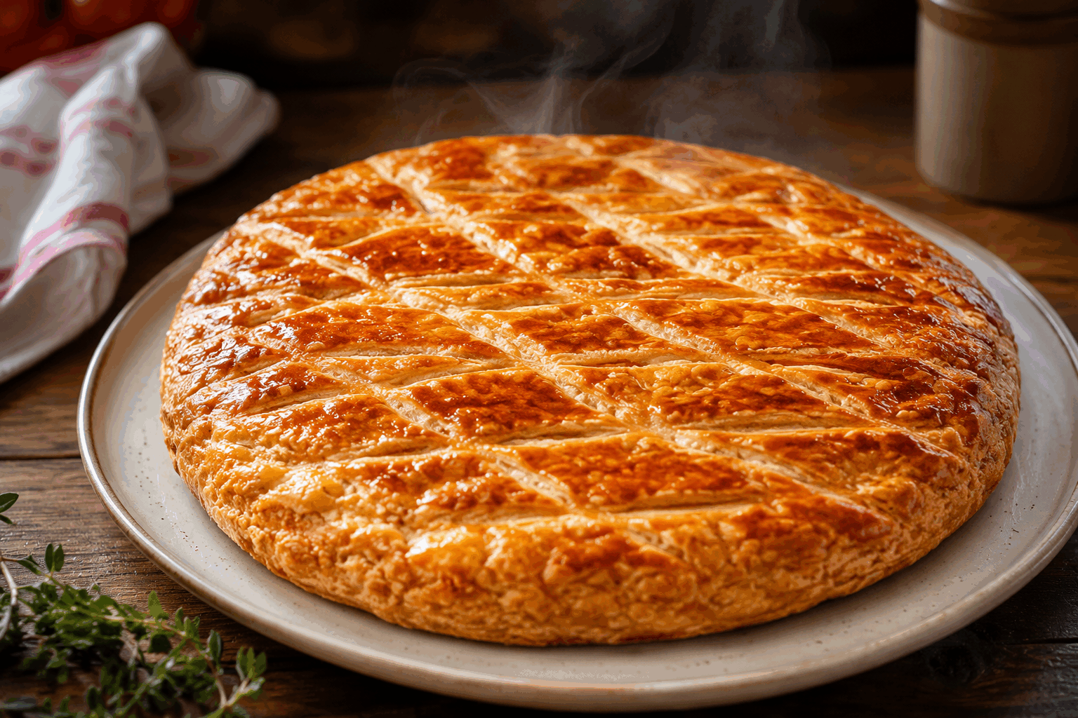 Ma grand-mère prépare cette galette bretonne en 5 minutes, un vrai régal à partager 😍
