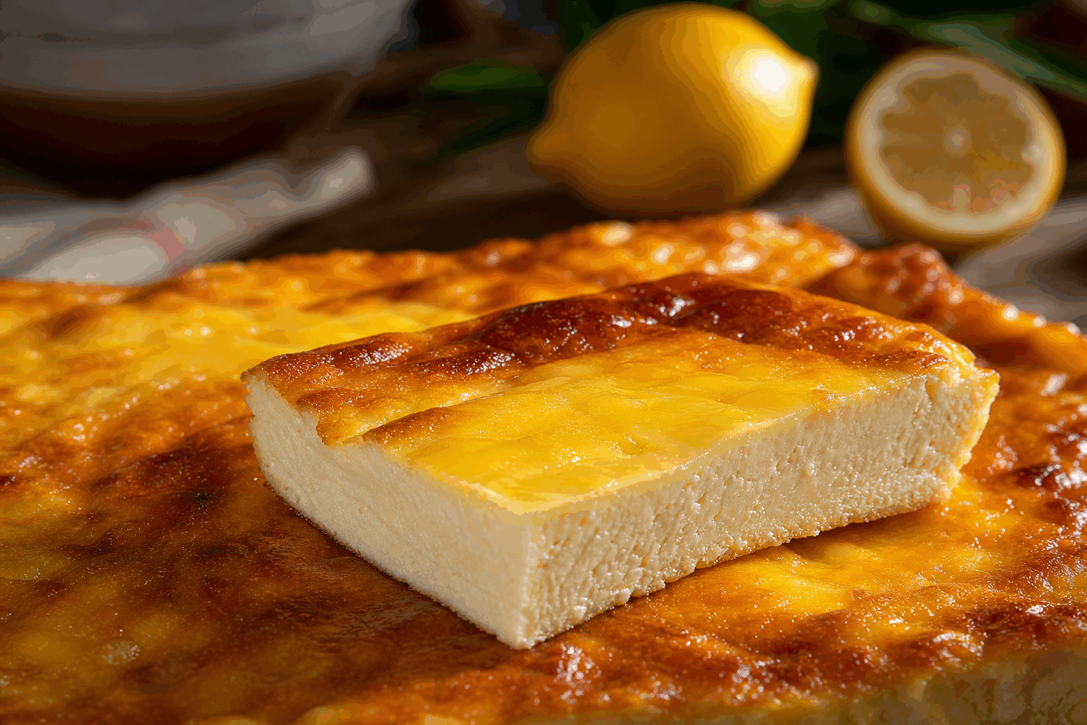 Melopita au miel, 3 ingrédients et sans farine : la douceur qui réveille tes matins ✨ Description La Melopita est une spécialité grecque de dessert au miel, ici revisitée en une version simple et rapide avec seulement trois ingrédients, sans farine. Cette douceur légère, fondante et sucrée réveille les matins avec son goût naturel et sa texture crémeuse. Parfaite pour un petit-déjeuner sain ou un goûter gourmand. Informations Temps de préparation : 10 minutes Temps de cuisson : 40 minutes Nombre de portions : 6 Difficulté : Facile Ingrédients Pour la pâte 500 g de ricotta fraîche 3 œufs 4 cuillères à soupe de miel liquide Préparation Préchauffe ton four à 180°C. Dans un saladier, bats les œufs jusqu’à ce qu’ils deviennent légèrement mousseux. Ajoute la ricotta et mélange délicatement avec une spatule pour obtenir une préparation homogène. Incorpore le miel et mélange à nouveau sans trop travailler la pâte. Verse la préparation dans un moule à gâteau préalablement beurré ou chemisé de papier cuisson. Enfourne pour environ 35 à 40 minutes, ou jusqu’à ce que le dessus soit doré et que la pointe d’un couteau ressorte propre. Laisse tiédir avant de démouler pour conserver la texture crémeuse. Astuces Choisis une ricotta bien fraîche et peu humide pour éviter que la pâte ne soit trop liquide. Tu peux remplacer le miel par du sirop d’érable pour une variante végétalienne, en ajoutant un substitut d’œuf. Serre la Melopita tiède ou froide, elle se conserve très bien au réfrigérateur pendant 2 jours. Utilise un moule à fond amovible pour faciliter le démoulage et préserver la forme du gâteau. Service Serre cette Melopita au miel avec un filet de miel supplémentaire et une touche de fruits frais ou de noix grillées pour renforcer le croquant. Idéale pour un brunch, un petit-déjeuner réconfortant ou un dessert simple et sain, elle accompagne parfaitement un thé ou un café.