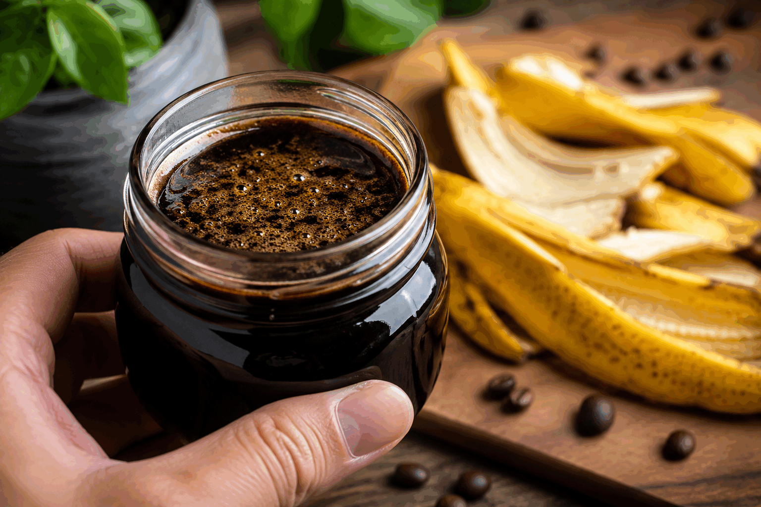 Miel maison aux peaux de banane : 5 minutes pour un délice naturel et zéro gâchis 👌🔥 Description Découvrez cette recette simple et originale de miel naturel réalisé à partir des peaux de banane, un ingrédient souvent jeté mais riche en saveurs. En seulement 5 minutes, préparez un sirop doux et aromatique qui rappelle le miel, parfait pour sucrer naturellement vos boissons ou accompagner vos desserts. Ce délice zéro gâchis est une belle astuce anti-gaspillage et un régal naturel ! Informations Temps de préparation : 5 minutes Temps de cuisson : 10 minutes Nombre de portions : 4 personnes Difficulté : Facile Ingrédients Pour le miel maison aux peaux de banane 3 peaux de banane bio bien mûres 250 ml d'eau 100 g de sucre de canne 1 cuillère à soupe de jus de citron 1 pincée de cannelle (facultatif) Préparation Lavez soigneusement les peaux de banane pour éliminer toute saleté et taillez-les en morceaux d’environ 2 cm. Dans une casserole, versez l'eau, ajoutez les morceaux de peau de banane, le sucre, et la pincée de cannelle si désirée. Portez à ébullition puis baissez le feu pour laisser mijoter doucement environ 10 minutes, jusqu’à ce que l’eau soit réduite et légèrement sirupeuse. Retirez la casserole du feu, ajoutez le jus de citron pour équilibrer les saveurs et mélangez bien. Filtrez le liquide à travers une passoire fine ou un tissu propre pour retirer les morceaux de peau. Versez le sirop obtenu dans un pot propre et laissez refroidir. Le sirop va légèrement épaissir en refroidissant. Astuces Utilisez toujours des peaux de bananes bio pour éviter les pesticides. Ne jetez pas les peaux après filtration : elles peuvent être compostées ou utilisées pour des préparations cosmétiques maison. Pour un miel encore plus aromatique, ajoutez en cuisson un bâton de vanille ou un morceau de gingembre frais. Conservez le miel maison au réfrigérateur dans un pot hermétique, il se garde environ 2 semaines. Service Servez ce miel aux peaux de banane sur des tartines, accompagné de fromage blanc, ou ajoutez-le dans vos thés et infusions pour un goût naturellement sucré et parfumé. Parfait aussi pour sucrer des yaourts, des porridges ou en nappage sur des pancakes lors d’un petit-déjeuner gourmand.