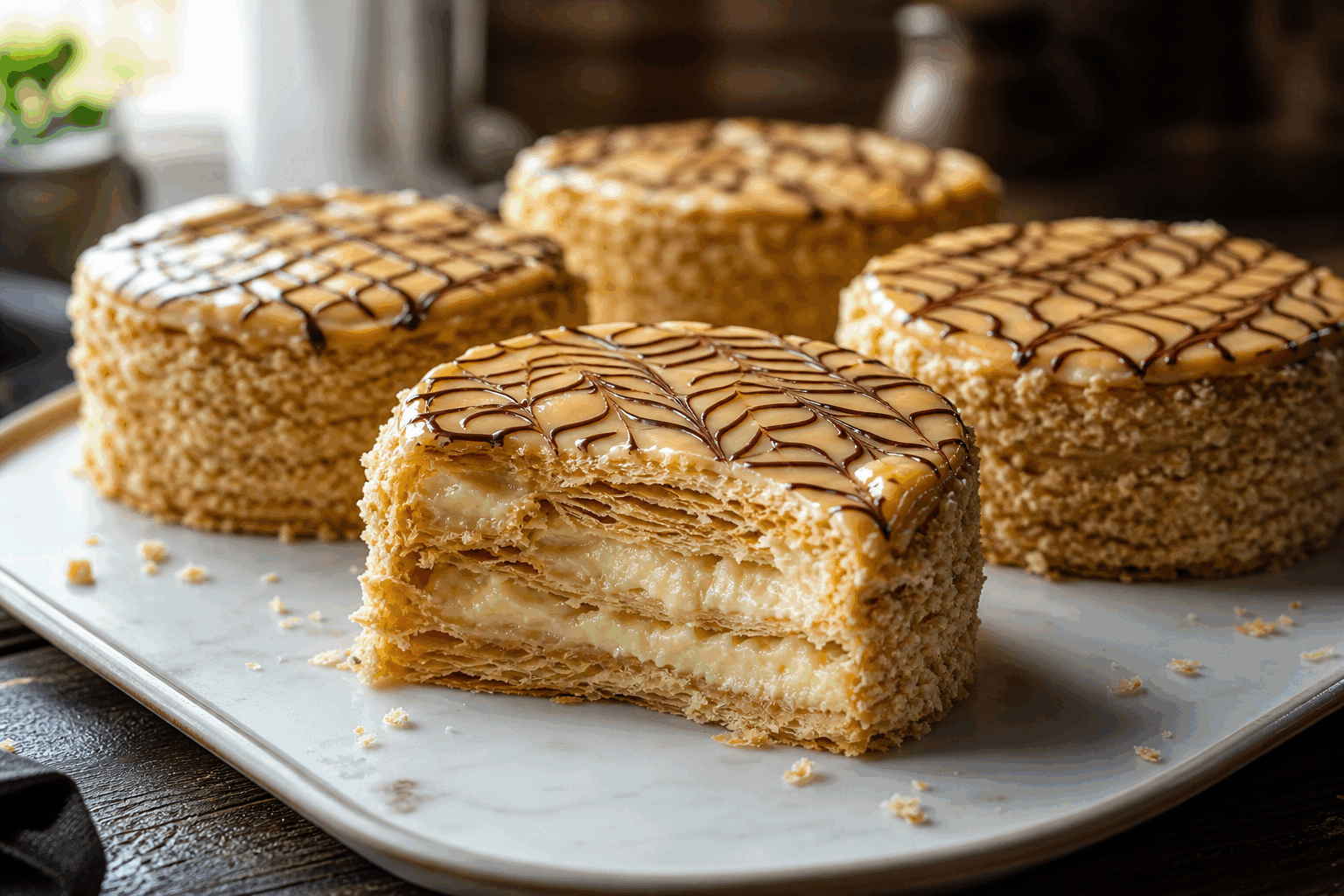 Millefeuille au café en 5 minutes, la recette express qui va vous surprendre ! ✨