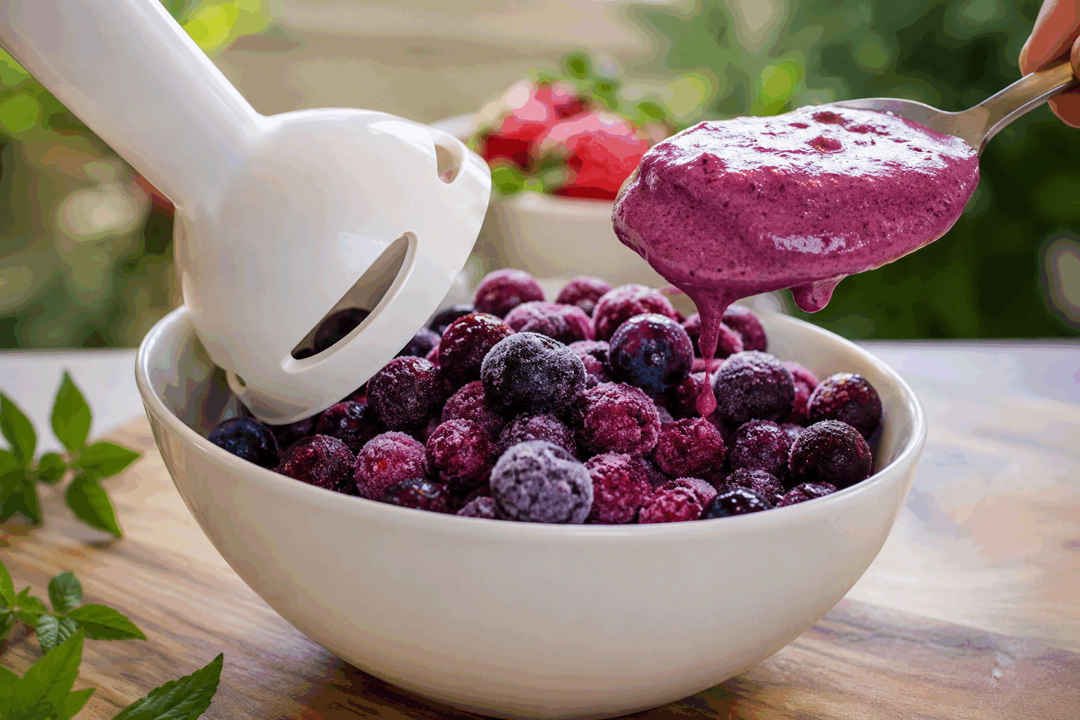 Mixer des myrtilles avec un ingrédient secret pour un dessert frais et irrésistible ❗