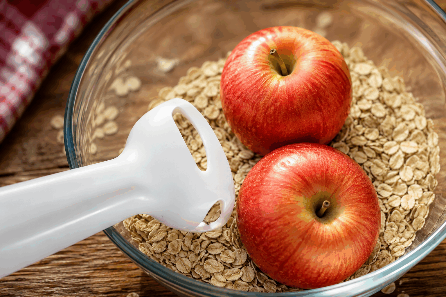 Mixer pommes et flocons d'avoine : 5 minutes pour un petit-déj sain qui bluffe toute la famille 🍎👌 Description Cette recette rapide et saine allie la douceur des pommes fraîches à la texture douce des flocons d'avoine mixés. Parfaite pour un petit-déjeuner équilibré, elle séduit toute la famille grâce à son goût naturel et sa simplicité d’exécution. Idéale pour bien démarrer la journée avec énergie et douceur. Informations Temps de préparation : 5 minutes Temps de cuisson : 0 minute Nombre de portions : 4 personnes Difficulté : Facile Ingrédients Ingrédients principaux 2 pommes moyennes (type Gala ou Golden) 100 g de flocons d'avoine 300 ml de lait (ou boisson végétale au choix : amande, avoine, soja) 1 cuillère à soupe de miel ou sirop d'érable (optionnel) 1/2 cuillère à café de cannelle en poudre (optionnel) 1 pincée de sel Préparation Lave, pèle puis coupe les pommes en morceaux en retirant le cœur et les pépins. Dans un blender, verse les morceaux de pommes, les flocons d'avoine, le lait, la pincée de sel, la cannelle et le miel. Mixe le tout pendant environ 1 minute jusqu’à obtenir une texture lisse et homogène. Si le mélange est trop épais, ajoute un peu de lait et remixez brièvement. Verse la préparation dans des bols ou des verres. Serre immédiatement pour profiter d’un petit-déjeuner frais et nourrissant. Astuces Pour une texture plus croquante, ajoute quelques flocons d’avoine entiers sur le dessus au moment de servir. Remplace le miel par du sirop d’agave pour un goût différent et un indice glycémique plus bas. Utilise des pommes bien mûres pour une douceur naturelle sans ajout excessif de sucre. Tu peux préparer ce petit-déjeuner la veille en le conservant au réfrigérateur, mais évite de le mixer trop à l’avance pour préserver la fraîcheur. Service Serre ce petit-déjeuner sain dans des bols individuels, garni éventuellement de quelques noisettes concassées ou de fruits rouges frais. À déguster au réveil pour un coup de boost naturel, en semaine ou pendant un brunch en famille.