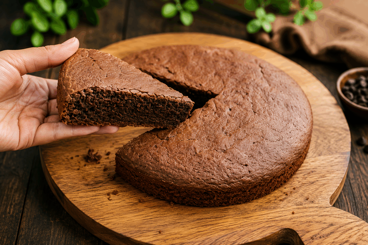 Moelleux au chocolat sans farine ni beurre, juste 4 ingrédients et en 5 minutes ✨ Description Ce moelleux au chocolat est une gourmandise rapide et légère, idéale pour les amateurs de chocolat souhaitant éviter la farine et le beurre. Sa texture fondante et son goût intense raviront les papilles en un temps record. Parfait pour une pause sucrée improvisée ou un dessert express. Informations Temps de préparation : 3 minutes Temps de cuisson : 5 minutes Nombre de portions : 4 parts Difficulté : Facile Ingrédients Pour le moelleux 200 g de chocolat noir (minimum 70% de cacao) 3 œufs 100 g de sucre en poudre 2 cuillères à soupe de crème fraîche épaisse Préparation Fais fondre le chocolat au bain-marie ou au micro-ondes par tranches de 30 secondes en remuant entre chaque, jusqu’à obtenir une texture lisse. Dans un saladier, bats les œufs avec le sucre jusqu’à ce que le mélange blanchisse et devienne mousseux. Ajoute la crème fraîche puis incorpore doucement le chocolat fondu en continuant de mélanger pour homogénéiser la préparation. Verse la pâte dans des ramequins individuels ou un petit moule à gâteau préalablement beurré ou huilé. Enfourne à 180°C (chaleur statique ou ventilée) pendant 5 minutes. La surface doit être cuite sans dessécher l’intérieur, qui reste fondant. Laisse tiédir quelques minutes avant de démouler et déguster. Astuces Utilise un chocolat de qualité pour un goût plus intense et une meilleure texture. Ne dépasse pas le temps de cuisson pour garder le cœur bien fondant et moelleux. Tu peux remplacer la crème fraîche par du yaourt nature pour une version plus légère. Pour varier les plaisirs, ajoute une pincée de fleur de sel ou quelques éclats de noisettes dans la pâte. Service Servez ce moelleux tiède, accompagné d’une boule de glace vanille ou d’une crème anglaise pour un dessert réconfortant. Il convient parfaitement pour un goûter gourmand ou une fin de repas improvisée entre amis.