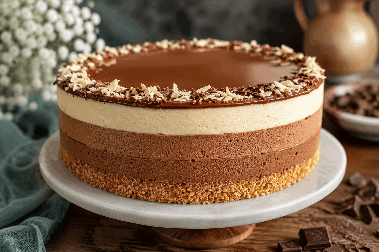 Mousse 3 chocolats légère comme un nuage en 10 minutes, à tester absolument ✨