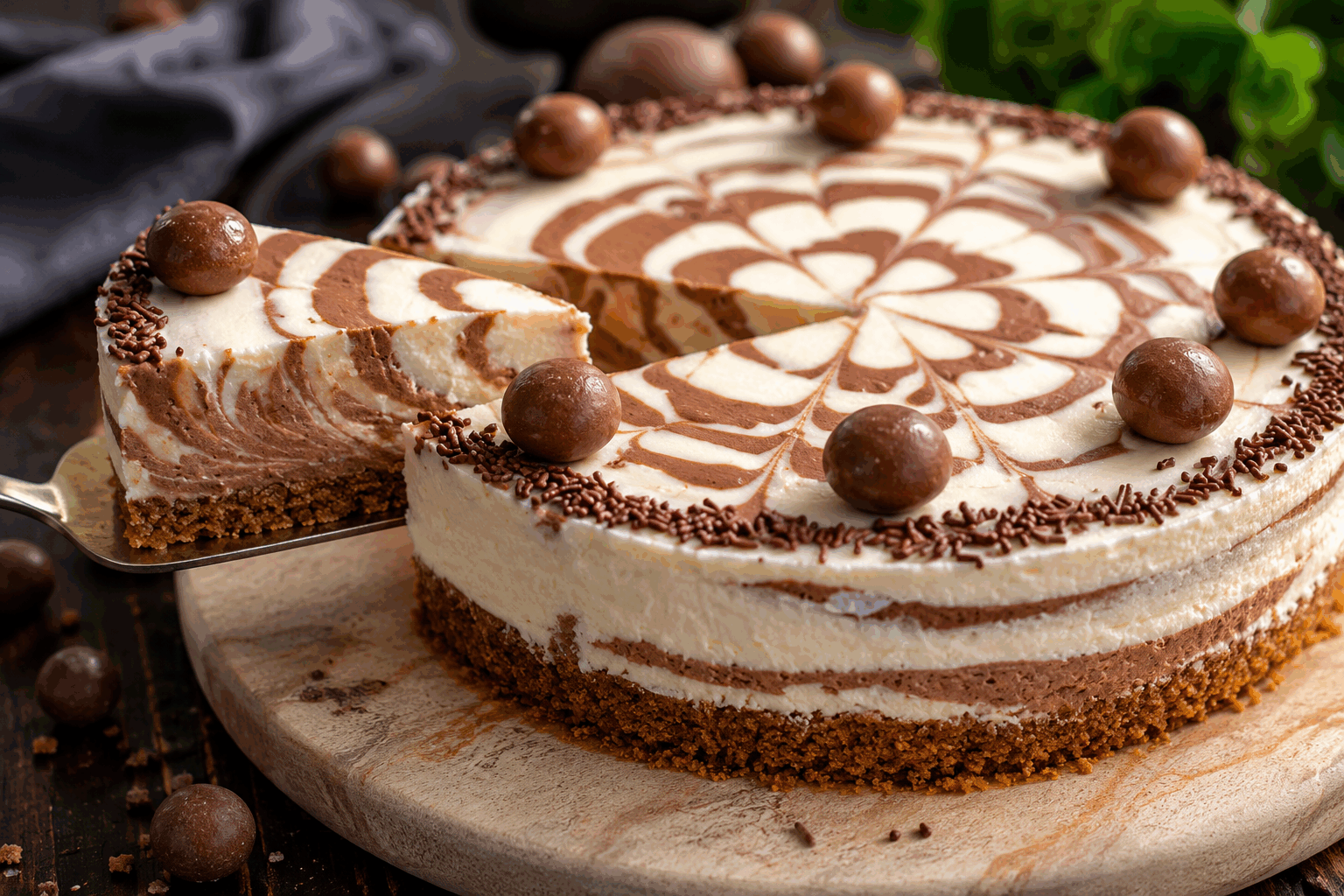 Mousse au chocolat zébrée sans cuisson ni œuf, prête en 5 minutes et irrésistible ✨