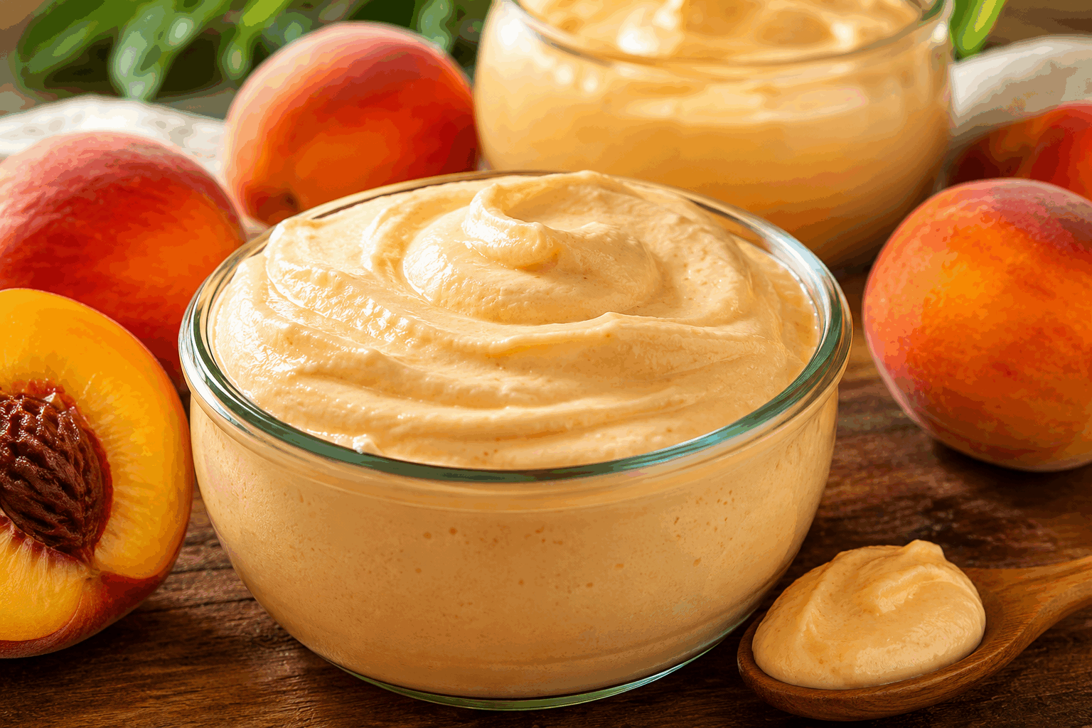 Mousse d’abricots sans crème ni gélatine, prête en 5 minutes et légère comme l’été 🍑