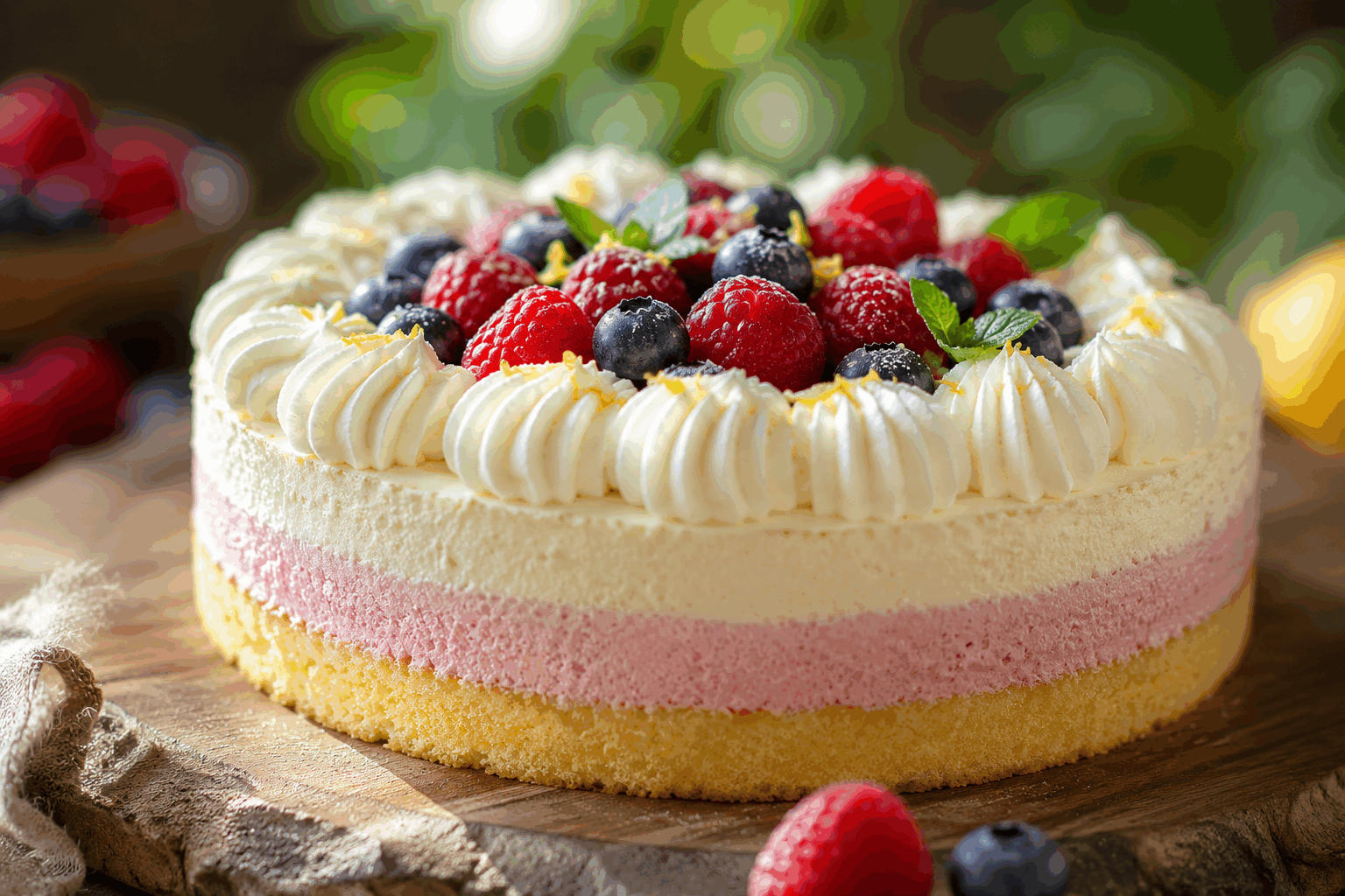 Mousse framboise vanille légère en 5 minutes, la douceur qui fond en bouche 😍