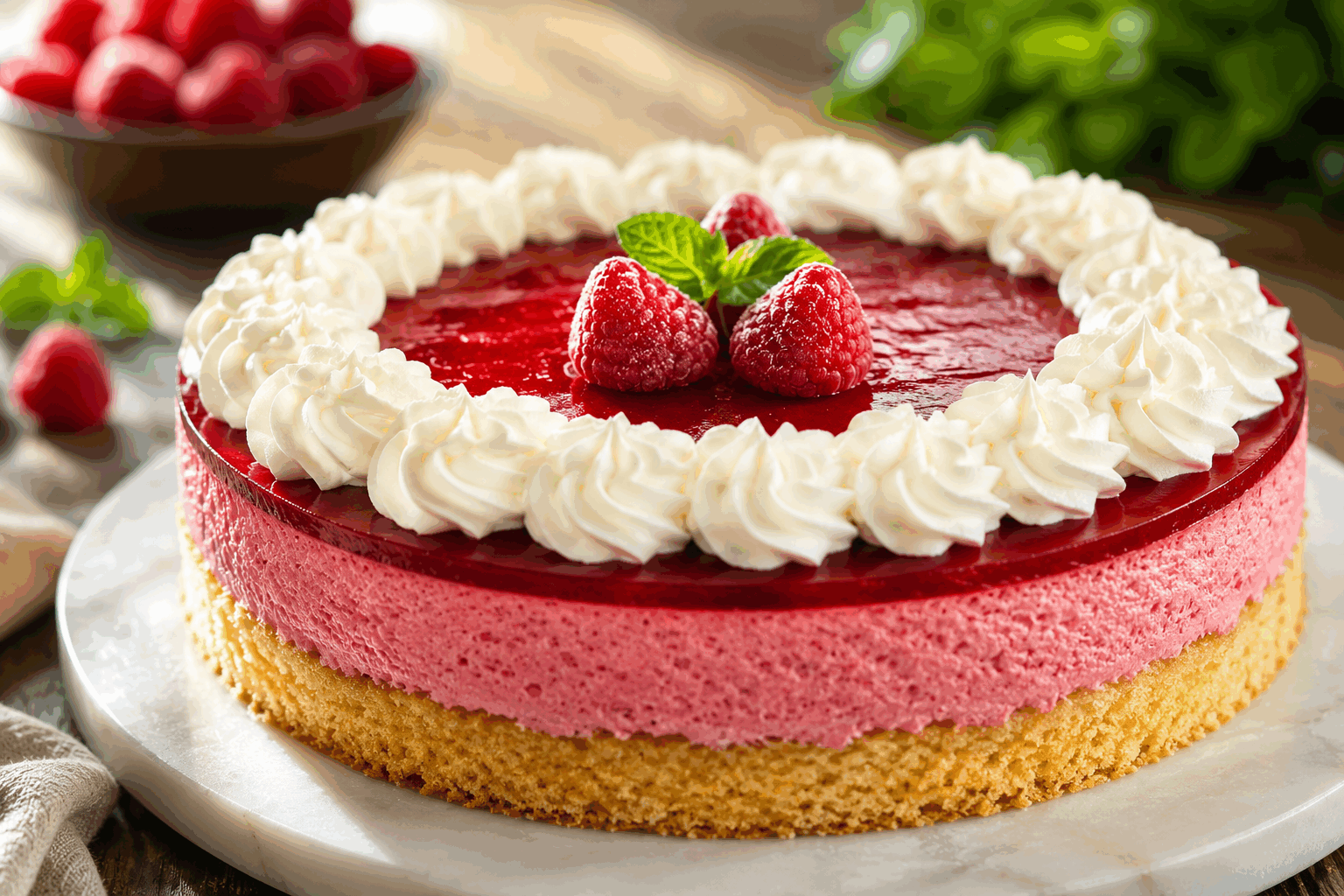 Mousse légère aux framboises, 5 minutes pour un dessert qui fond dans la bouche ✨