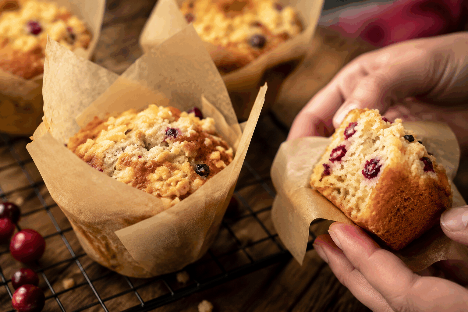 Muffins framboises ultra moelleux en 5 minutes, la recette à partager sans faute 😍 Description Ces muffins aux framboises sont d’une douceur et d’un moelleux exceptionnels, parfaits pour une pause gourmande rapide. Leur saveur fruitée et acidulée apporte une touche de fraîcheur très appréciée, idéale pour le petit-déjeuner ou le goûter. Faciles et rapides à préparer, ils se partageront sans hésitation entre amis ou en famille. Informations Temps de préparation : 5 minutes Temps de cuisson : 20 minutes Nombre de portions : 8 muffins Difficulté : Facile Ingrédients Pour la pâte 250 g de farine 100 g de sucre en poudre 1 sachet de levure chimique (environ 11 g) 1 pincée de sel 2 œufs 120 ml de lait 80 ml d’huile végétale (tournesol ou colza) 1 cuillère à café d’extrait de vanille Pour la garniture 150 g de framboises fraîches ou surgelées Préparation Préchauffe le four à 180°C (chaleur statique). Dans un grand saladier, mélange la farine, le sucre, la levure et le sel. Dans un autre bol, bats les œufs avec le lait, l’huile et l’extrait de vanille jusqu’à obtenir un mélange homogène. Verse le mélange liquide sur les ingrédients secs et mélange rapidement avec une spatule ou une cuillère en bois, juste assez pour incorporer la farine sans insister (la pâte doit rester légèrement grumeleuse). Incorpore délicatement les framboises à la pâte pour éviter qu’elles ne se cassent trop. Répartis la pâte dans un moule à muffins (8 empreintes) légèrement graissé ou tapissé de caissettes en papier, en remplissant chaque cavité aux 3/4. Enfourne et cuis pendant 18 à 20 minutes. Vérifie la cuisson en enfonçant la pointe d’un couteau ou un cure-dent, elle doit ressortir propre. Laisse refroidir quelques minutes avant de démouler et déguster. Astuces Pour garder les framboises intactes et éviter qu’elles ne colorent trop la pâte, ajoute-les en dernier et mélange très doucement. Utilise des framboises surgelées directement sorties du congélateur pour limiter la libération de jus. Ne surmixe pas la pâte pour garantir des muffins moelleux et aérés. Tu peux remplacer l’huile par du beurre fondu pour un goût plus riche, mais attends qu’il soit tiède avant de l’ajouter aux œufs. Service Ces muffins se dégustent tièdes ou à température ambiante, accompagnés d’un thé ou d’un café. Ils sont parfaits pour un goûter convivial ou un dessert léger. Pour une touche gourmande, propose-les avec un peu de crème fraîche ou une boule de glace vanille.