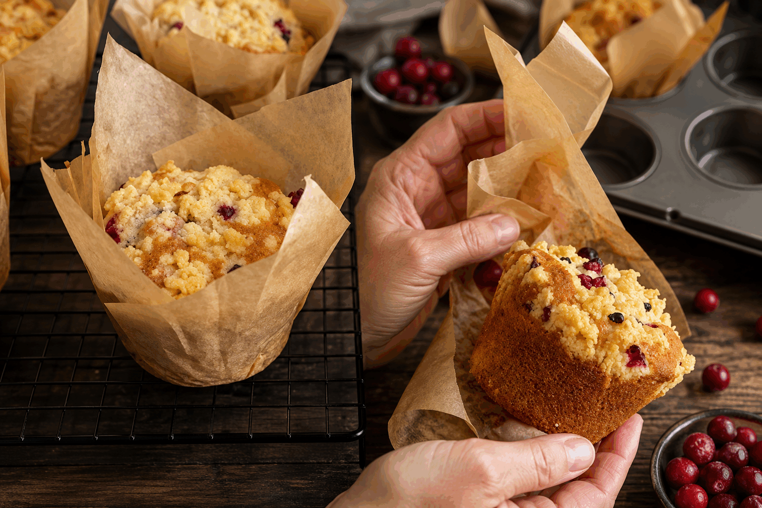 Muffins framboises ultra moelleux en 5 minutes, la recette qui fond en bouche 🔥 Description Ces muffins aux framboises sont d’une douceur incroyable et d’une texture extrêmement moelleuse qui fond littéralement en bouche. Parfaits pour une pause gourmande rapide, ils se préparent en un temps record sans compromis sur le goût. Idéals pour un petit-déjeuner frais ou un goûter fruité et léger. Informations Temps de préparation : 5 minutes Temps de cuisson : 20 minutes Nombre de portions : 8 muffins Difficulté : Facile Ingrédients Pour la pâte 250 g de farine 100 g de sucre 1 sachet de levure chimique (environ 11 g) 1 pincée de sel 2 œufs 100 ml d’huile végétale neutre (tournesol ou colza) 150 ml de lait 1 cuillère à café d’extrait de vanille Pour la garniture 150 g de framboises fraîches ou surgelées Préparation Préchauffe le four à 180°C (chaleur statique). Dans un saladier, mélange la farine, le sucre, la levure chimique et la pincée de sel. Dans un autre récipient, bats les œufs avec le lait, l’huile et l’extrait de vanille jusqu’à obtenir un mélange homogène. Verse le mélange liquide sur les ingrédients secs, puis mélange rapidement à l’aide d’une spatule ou d’une cuillère en bois, juste assez pour incorporer la farine. Ne pas trop travailler la pâte pour conserver son moelleux. Incorpore délicatement les framboises en évitant de trop les écraser. Répartis la pâte dans des moules à muffins beurrés ou garnis de caissettes en papier, environ aux deux tiers. Enfourne pour 18 à 20 minutes. Vérifie la cuisson en plantant la lame d’un couteau : elle doit ressortir sèche. Laisse refroidir 5 minutes avant de démouler et déguster. Astuces Pour un meilleur moelleux, utilise des framboises fraîches ou décongèle-les rapidement et égoutte-les pour éviter qu’elles ne détrempent la pâte. Ne mélange pas excessivement la pâte, cela rendrait les muffins durs et moins aérés. Tu peux remplacer le lait par un lait végétal (amande, avoine) pour une version sans lactose. Pour une touche gourmande, ajoute des pépites de chocolat blanc à la préparation. Service Ces muffins se dégustent tièdes ou froids, accompagnés d’un thé ou d’un café. Parfait pour un petit-déjeuner express ou un goûter léger en famille ou entre amis. Ils peuvent également être servis en dessert léger avec une boule de glace vanille.