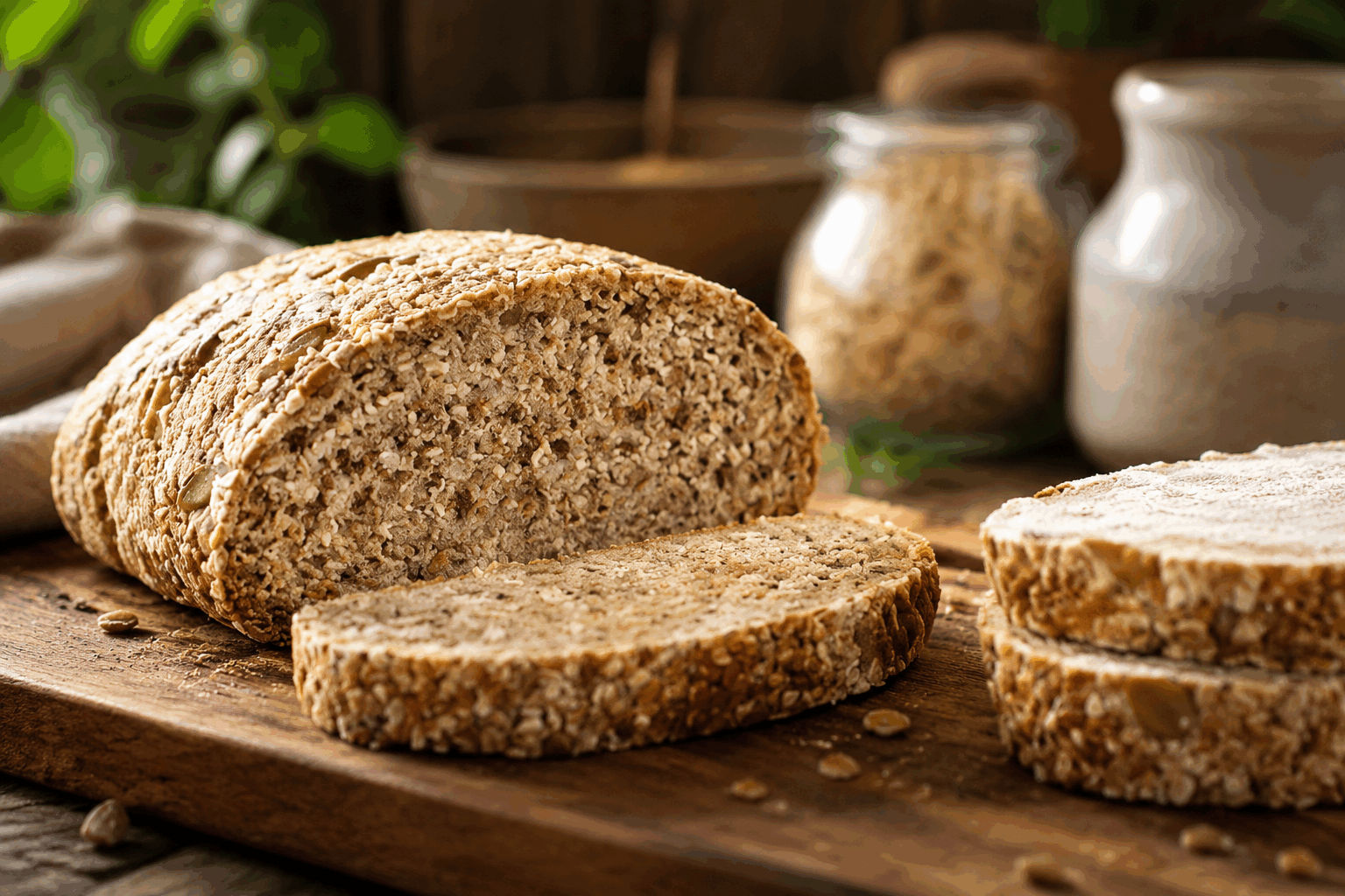 Pain aux graines protéiné sans farine ni levure, prêt en 5 minutes, une vraie surprise ! 🔥 Description Ce pain original est riche en protéines et en fibres grâce à un mélange généreux de graines variées. Sans farine ni levure, il se réalise rapidement et offre une texture dense mais moelleuse, avec un goût légèrement toasté. Parfait pour un petit déjeuner sain ou une collation énergisante, il surprendra par sa simplicité et sa saveur gourmande. Informations Temps de préparation : 5 minutes Temps de cuisson : 30 minutes Nombre de portions : 6 tranches Difficulté : Facile Ingrédients Pour le pain 80 g de graines de tournesol 50 g de graines de courge 30 g de graines de chia 40 g de graines de lin moulues 100 g de flocons d'avoine sans gluten 1 cuillère à café de sel fin 1 cuillère à soupe de psyllium en poudre 200 ml d'eau tiède 3 cuillères à soupe d'huile d'olive Préparation Préchauffe le four à 180°C (chaleur tournante de préférence). Dans un grand bol, mélange toutes les graines, les flocons d'avoine, le sel et le psyllium. Ajoute l'eau tiède et l'huile d'olive, puis mélange bien à la cuillère jusqu'à obtenir une pâte épaisse et homogène. Laisse reposer 2 minutes pour permettre au psyllium d'absorber l'eau et d'épaissir la préparation. Verse la pâte dans un moule à cake légèrement huilé ou tapissé de papier cuisson et égalise la surface avec le dos d'une cuillère humide. Enfourne pour 30 minutes, puis vérifie la cuisson en plantant un cure-dent : il doit ressortir sec. Laisse refroidir le pain dans son moule pendant 10 minutes avant de démouler sur une grille pour éviter qu’il soit humide dessous. Astuces Pour un goût plus relevé, ajoute des herbes sèches (romarin, thym) ou des épices comme du paprika doux dans la préparation. Utilise un moule étroit et haut pour obtenir des tranches généreuses et une cuisson plus uniforme. Conserve ce pain dans un sac en papier à température ambiante jusqu’à 3 jours, ou au réfrigérateur jusqu’à une semaine. Tu peux remplacer l’huile d’olive par de l’huile de noix ou de colza pour varier les saveurs. Service Coupe ce pain en tranches et sers-le légèrement toasté avec du fromage frais, de l’avocat ou du houmous. Idéal pour un encas sain ou pour accompagner une soupe ou une salade lors d’un déjeuner équilibré.