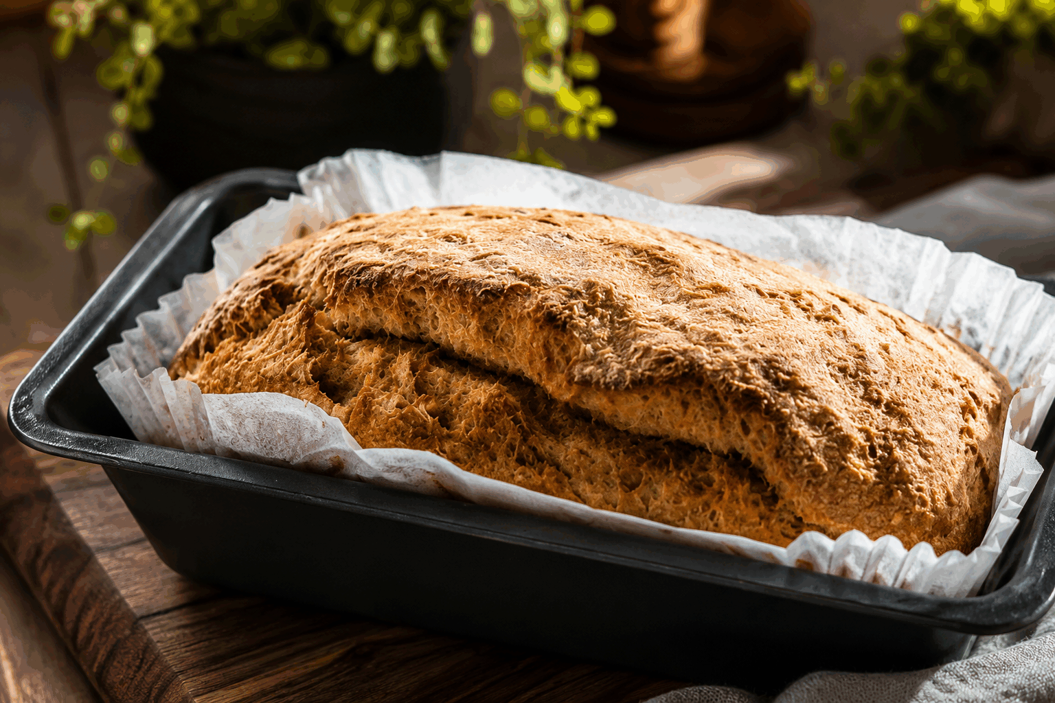 Pain vegan en 5 minutes, sans eau et 2 ingrédients : une recette bluffante !🔥 Description Découvrez cette recette ultra rapide et étonnante de pain vegan, réalisée sans eau et avec seulement deux ingrédients simples. Ce pain moelleux et légèrement croustillant à l’extérieur est parfait pour dépanner ou accompagner vos repas sans prise de tête. Une préparation idéale pour les amateurs de cuisine saine et minimaliste qui veulent du goût en un temps record. Informations Temps de préparation : 5 minutes Temps de cuisson : 15 minutes Nombre de portions : 4 petits pains Difficulté : Facile Ingrédients Pour la pâte 200 g de farine de pois chiches 100 g de yaourt végétal nature (soja, coco, amande) 1 pincée de sel 1 cuillère à café de levure chimique (optionnelle pour un pain plus léger) Huile d’olive pour la cuisson Préparation Préchauffe une poêle antiadhésive à feu moyen. Dans un saladier, mélange la farine de pois chiches, le sel et la levure chimique. Ajoute le yaourt végétal progressivement et mélange avec une cuillère jusqu’à obtenir une pâte homogène mais assez épaisse. Laisse reposer la pâte 1 à 2 minutes pour que la farine absorbe bien le yaourt, elle doit rester légèrement collante mais moulable. Huile légèrement la poêle à l’aide d’un pinceau ou d’un papier absorbant. Verse un quart de la pâte dans la poêle et étale doucement avec le dos d’une cuillère en formant un cercle d’environ 10 cm de diamètre et 1 cm d’épaisseur. Laisse cuire 7-8 minutes à feu moyen-doux, jusqu’à ce que les bords commencent à dorer et que le dessus sèche légèrement. Retourne délicatement le pain avec une spatule et cuis encore 5-7 minutes pour bien dorer l’autre face. Réitère avec le reste de pâte pour obtenir 4 petits pains. Astuces Tu peux remplacer la farine de pois chiches par de la farine de lentilles ou de sarrasin pour varier les saveurs. Si la pâte est trop sèche, ajoute un peu plus de yaourt ou une cuillère à soupe d’huile d’olive pour l’assouplir. Ces pains se dégustent tièdes, mais peuvent aussi être toastés pour plus de croustillant. Pour un pain encore plus savoureux, ajoute des herbes fraîches hachées (ciboulette, thym) directement dans la pâte. Service Servez ces pains vegans en accompagnement d’un plat de légumes sautés, d’une salade fraîche ou garnissez-les de houmous, de légumes grillés ou d’un tartinade végétale pour un repas complet et gourmand. Ils se prêtent parfaitement à un déjeuner rapide ou un apéritif convivial grâce à leur simplicité et leur texture moelleuse.