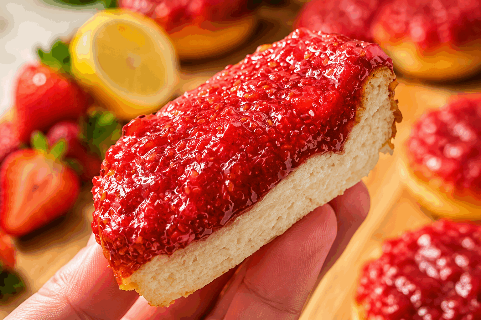 Petit gâteau sans farine ni sucre, fondant et prêt en 5 minutes, une tuerie 👌🔥 Description Ce petit gâteau moelleux et fondant est une véritable gourmandise saine, réalisée sans farine ni sucre ajouté. Idéal pour une envie sucrée express, il se prépare en seulement 5 minutes et se déguste tiède, révélant toute sa douceur naturelle. Parfait pour un encas rapide ou un dessert léger. Informations Temps de préparation : 3 minutes Temps de cuisson : 2 minutes Nombre de portions : 1 à 2 petits gâteaux Difficulté : Facile Ingrédients Pour le gâteau 1 œuf 2 cuillères à soupe de poudre d’amandes 1 cuillère à soupe de compote de pommes sans sucre ajouté 1 cuillère à café d’extrait de vanille 1 pincée de levure chimique 1 pincée de sel Quelques gouttes de stévia ou un autre édulcorant naturel (facultatif) Préparation Casse l’œuf dans un bol et fouette-le légèrement. Ajoute la poudre d’amandes, la compote, l’extrait de vanille, la levure chimique, le sel et l’édulcorant si tu en utilises. Mélange bien jusqu’à obtenir une pâte homogène et un peu épaisse. Verse la préparation dans un petit moule en silicone ou un ramequin légèrement huilé. Cuis-le au micro-ondes à puissance maximale pendant 1 minute 30 à 2 minutes selon la puissance de ton appareil. Laisse tiédir 1 minute avant de démouler délicatement. Astuces Pour un goût encore plus gourmand, ajoute une cuillère à café de pépites de chocolat noir à ta pâte. Si tu n’as pas de poudre d’amandes, remplace-la par de la poudre de noisettes pour une saveur différente. La cuisson au micro-ondes peut varier : surveille ton gâteau à partir de 1 minute 30 pour éviter qu'il ne sèche. Déguste-le tiède pour profiter du cœur fondant, accompagné d’un fruit frais ou d’un yaourt nature. Service Sers ce petit gâteau en dessert individuel ou en goûter rapide, accompagné d’une infusion ou d’un café. Sa texture fondante et son goût naturellement doux raviront les amateurs de pâtisserie légère et saine.