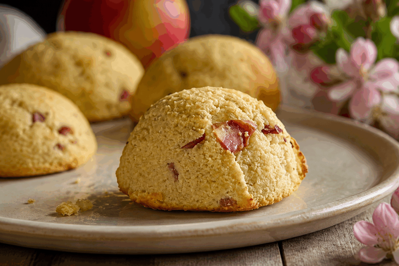 Petits biscuits aux pommes en 2 ingrédients, sans gluten ni œufs, prêts en 10 minutes ✨ Description Ces petits biscuits légers et moelleux allient la douceur naturelle de la pomme à une texture fondante, sans utiliser de gluten ni d'œufs. Faciles et rapides à préparer, ils conviennent parfaitement pour une collation saine ou un goûter gourmand en toute simplicité. Informations Temps de préparation : 5 minutes Temps de cuisson : 5 minutes Nombre de portions : 12 pièces Difficulté : Facile Ingrédients Pour les biscuits 200 g de compote de pommes sans sucre ajouté 100 g de farine de riz (ou autre farine sans gluten) Préparation Préchauffe le four à 180°C (chaleur statique). Dans un récipient, mélange la compote de pommes avec la farine de riz jusqu’à obtenir une pâte homogène et légèrement collante. Forme des petits tas ou boules de pâte à l’aide d’une cuillère, puis dépose-les sur une plaque recouverte de papier cuisson en les espaçant légèrement. Aplatis légèrement chaque biscuit avec le dos d’une cuillère pour leur donner une forme régulière. Enfourne pendant 5 minutes environ, jusqu’à ce que les biscuits soient fermes au toucher et légèrement dorés en dessous. Laisse refroidir quelques minutes avant de les décoller délicatement de la plaque. Astuces Veille à choisir une compote de pommes bien épaisse pour obtenir une pâte plus facile à manipuler. Tu peux ajouter une cuillère à café de cannelle ou d’extrait de vanille pour parfumer subtilement les biscuits. Pour une version encore plus croustillante, augmente le temps de cuisson à 8 minutes en surveillant bien la coloration. Conserve ces biscuits dans une boîte hermétique à température ambiante pendant 2 à 3 jours. Service Serre ces biscuits nature, accompagnés d’une tasse de thé ou d’une boisson chaude. Ils sont parfaits pour un encas rapide ou à emporter lors d’une promenade. Idéal également pour les enfants ou les personnes ayant des restrictions alimentaires.