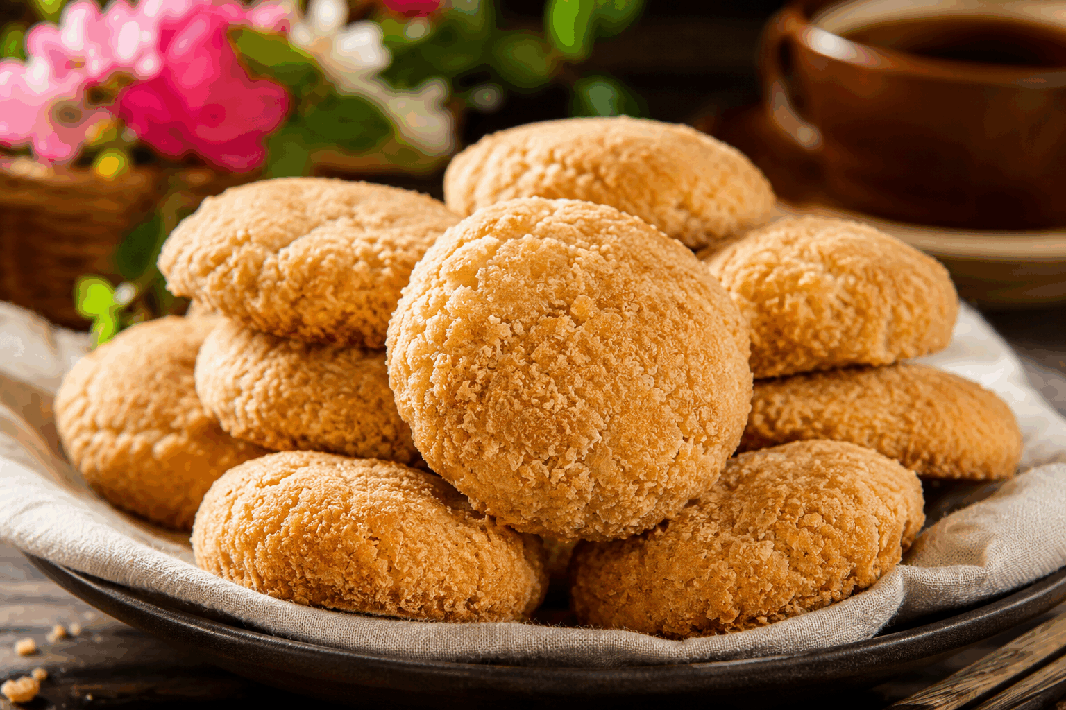 Petits biscuits incroyables sans œufs ni gluten, prêts en 5 minutes seulement ✨ Description Ces petits biscuits délicieux sont parfaits pour les personnes intolérantes au gluten et aux œufs. Croquants à l'extérieur et fondants à l'intérieur, ils se préparent en un temps record pour combler toutes les envies gourmandes. Idéaux pour une collation rapide ou un goûter improvisé, ils allient simplicité et saveur. Informations Temps de préparation : 5 minutes Temps de cuisson : 12 minutes Nombre de portions : 20 biscuits Difficulté : Facile Ingrédients Pour la pâte 150 g de farine de riz 50 g de fécule de maïs 70 g de sucre de canne 1 cuillère à café de levure chimique sans gluten 1 pincée de sel 80 ml d’huile de tournesol 90 ml de lait d’amande (ou autre lait végétal) 1 cuillère à café d’extrait de vanille 30 g de pépites de chocolat noir (facultatif) Préparation Préchauffe le four à 180°C (chaleur tournante de préférence). Dans un grand bol, mélange la farine de riz, la fécule de maïs, le sucre, la levure chimique et la pincée de sel. Verse l’huile, le lait d’amande et l’extrait de vanille dans le bol. Mélange avec une cuillère jusqu’à obtenir une pâte homogène. Incorpore les pépites de chocolat si tu le souhaites. Forme des petits tas de pâte à l’aide d’une cuillère à café et dépose-les sur une plaque recouverte de papier sulfurisé en les espaçant légèrement. Enfourne pour 12 minutes, jusqu’à ce que les biscuits soient légèrement dorés sur les bords. Laisse refroidir quelques minutes avant de les décoller et de les déguster. Astuces Pour une version encore plus croustillante, laisse les biscuits refroidir complètement sur une grille. Si tu n’as pas de farine de riz, remplace-la par un mélange de farine sans gluten prêt à l’emploi. Ajoute des zestes d’orange ou de citron pour parfumer les biscuits naturellement. Conserve les biscuits dans une boîte hermétique pour garder leur croustillant plusieurs jours. Service Sers ces biscuits avec une tasse de thé, un café ou un chocolat chaud pour un goûter convivial. Ils peuvent aussi accompagner un dessert léger ou être glissés dans une boîte à goûter pour petits et grands.