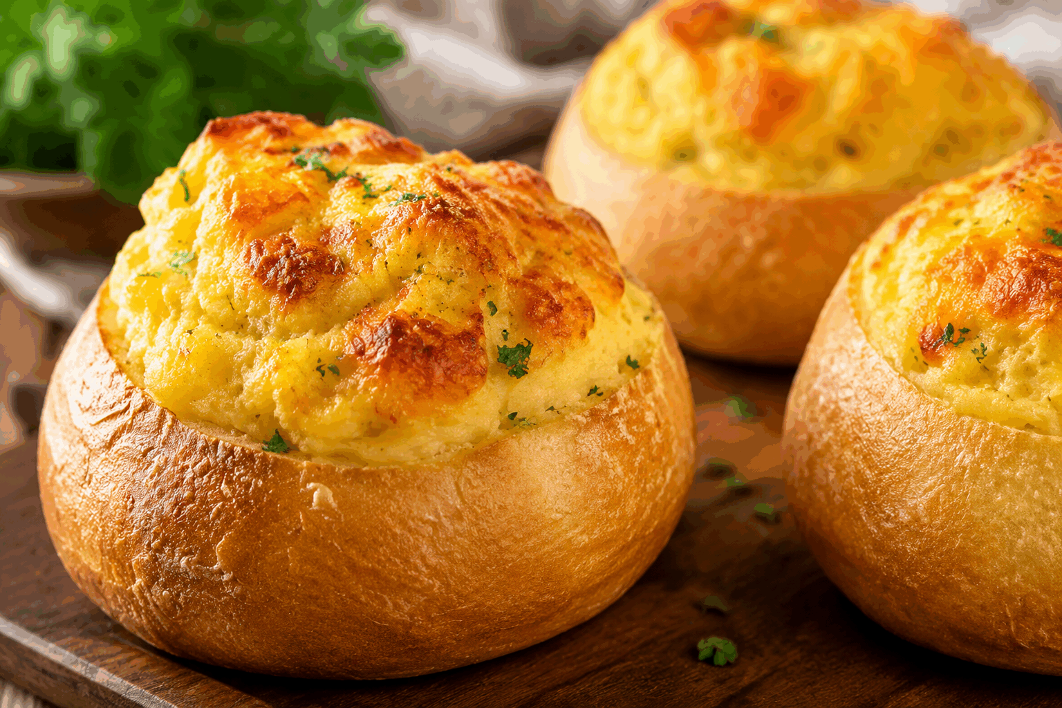 Pommes de terre soufflées en 3 ingrédients, sans farine et prêtes en 10 minutes 🥔👌 Description Les pommes de terre soufflées sont un incontournable de la cuisine française, connues pour leur croustillant et leur légère élévation en bouche. Ce classique est ici simplifié avec seulement trois ingrédients, sans farine, pour une préparation rapide et un résultat bluffant. Idéales en accompagnement ou en amuse-bouche, elles offrent une texture unique, légère et aérienne. Informations Temps de préparation : 5 minutes Temps de cuisson : 5 minutes Nombre de portions : 4 personnes (environ 16 pièces) Difficulté : Moyenne Ingrédients Pour les pommes de terre soufflées 4 pommes de terre moyennes (environ 600 g) 500 ml d’huile de tournesol (ou autre huile neutre pour friture) Sel fin Préparation Épluche les pommes de terre et coupe-les en fines rondelles régulières, idéalement de 2 à 3 mm d’épaisseur, en utilisant une mandoline pour plus de précision. Rince les rondelles sous l’eau froide pour éliminer l’excès d’amidon, puis sèche-les soigneusement avec un torchon propre ou du papier absorbant. Chauffe l’huile dans une poêle profonde ou une friteuse à 160°C. Vérifie la température avec un thermomètre de cuisson, l’huile doit être assez chaude pour cuire lentement sans brûler les pommes de terre. Plonge les rondelles de pommes de terre dans l’huile par petites quantités, et laisse-les cuire lentement pendant environ 3 à 4 minutes. Elles vont gonfler et se décoller en forme de petites poches soufflées. Retire les pommes de terre avec une écumoire dès qu’elles sont bien gonflées et d’un beau doré clair, puis dépose-les sur du papier absorbant pour évacuer l’excès d’huile. Saupoudre immédiatement de sel fin pendant qu’elles sont encore chaudes pour bien relever leur saveur. Astuces Choisis des pommes de terre à chair farineuse (comme la Bintje) pour un meilleur soufflé. Attention à ne pas surcharger la friteuse pour ne pas faire baisser la température de l’huile. Égoutte et sèche soigneusement les rondelles pour éviter les éclaboussures lors de la cuisson. Si tu souhaites un goût plus raffiné, tu peux ajouter une pincée d’herbes fines ou de paprika doux après cuisson. Service Servez les pommes de terre soufflées bien chaudes en accompagnement d’un plat de viande ou de poisson, ou comme apéritif avec une sauce à base de crème fraîche et ciboulette. Leur texture légère et croustillante ravira vos convives lors d’un dîner convivial ou d’une occasion spéciale.