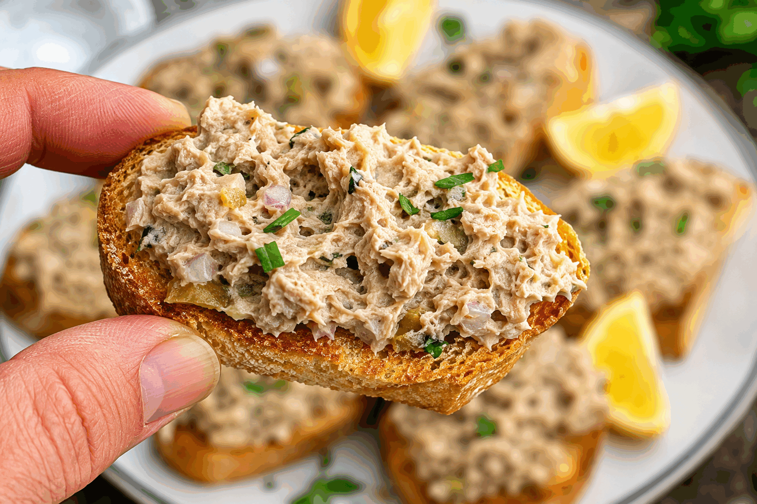 Rillettes de sardines maison : prête en 5 minutes pour un apéro frais et léger 🍋👌 Description Découvrez une recette simple et rapide de rillettes de sardines, parfaites pour un apéritif estival. Fraîches et légères, ces rillettes allient la saveur iodée des sardines à la touche acidulée du citron, pour éveiller les papilles dès la première bouchée. Idéales à tartiner sur du pain grillé ou des crackers, elles séduiront vos invités en quelques minutes seulement. Informations Temps de préparation : 5 minutes Temps de cuisson : 0 minute Nombre de portions : 4 personnes Difficulté : Facile Ingrédients Pour les rillettes de sardines 2 boîtes de sardines à l’huile d’olive (environ 140 g égoutté) 50 g de fromage frais (type Philadelphia ou fromage de chèvre frais) 1 cuillère à soupe de jus de citron frais 1 cuillère à soupe d’huile d’olive 1 cuillère à café de ciboulette fraîche ciselée 1 échalote finement hachée Sel fin, poivre du moulin Préparation Égouttez les sardines en conservant un peu d’huile pour le goût, puis déposez-les dans un bol. Écrasez les sardines à la fourchette pour obtenir une texture grossière, pas trop lisse pour garder du caractère. Ajoutez le fromage frais, le jus de citron, l’huile d’olive, la ciboulette et l’échalote hachée. Mélangez délicatement. Assaisonnez avec une pincée de sel et du poivre à votre convenance, puis rectifiez l’acidité avec un peu plus de jus de citron si vous aimez. Couvrez le bol de film alimentaire et laissez reposer 10 minutes au réfrigérateur si vous avez le temps, pour que les saveurs se mêlent harmonieusement. Sinon, servez immédiatement. Astuces Privilégiez des sardines entières à l’huile d’olive pour plus de goût, évitez celles à l’eau qui sont moins savoureuses. Pour une touche encore plus fraîche, ajoutez quelques feuilles de basilic ou de menthe finement ciselées. Si vous n’avez pas de fromage frais, remplacez-le par un yaourt grec pour une texture plus légère. Servez ces rillettes bien fraîches, elles se conservent 2 jours au réfrigérateur dans une boîte hermétique. Service Présentez ces rillettes dans un petit bol entouré de tranches de pain de campagne grillé, de baguette fraîche ou de crackers. Accompagnez d’un citron coupé en quartiers pour ceux qui voudraient rehausser encore la fraîcheur. Parfait pour un apéritif léger, sain et convivial, surtout en été ou lors de brunchs décontractés.