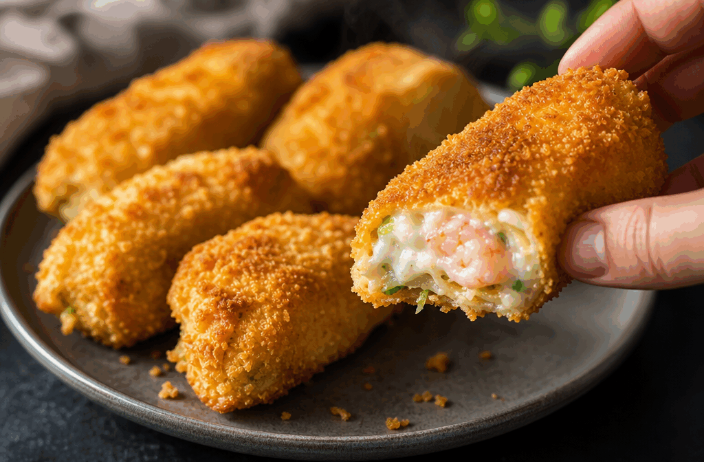 Rouleaux de chou croustillants et crémeux, sans friture ni prise de tête 😍 Description Ces rouleaux de chou allient la douceur crémeuse d’une garniture fondante à un chou légèrement croquant, le tout sans la moindre friture. Parfaits pour un repas léger, savoureux et sain, ils séduisent par leur texture équilibrée et leur préparation simple et rapide. Idéal pour un dîner convivial ou une entrée originale sans prise de tête. Informations Temps de préparation : 25 minutes Temps de cuisson : 20 minutes Nombre de portions : 4 personnes (8 rouleaux environ) Difficulté : Facile Ingrédients Pour les rouleaux 8 grandes feuilles de chou vert frisé 150 g de ricotta 100 g de champignons de Paris émincés 100 g de fromage frais (type Philadelphia ou St Môret) 1 petit oignon 2 gousses d’ail 2 cuillères à soupe d’huile d’olive 50 g de parmesan râpé Sel et poivre du moulin Pour la sauce crémeuse 150 ml de crème liquide légère 1 cuillère à café de moutarde douce 1 cuillère à soupe de jus de citron Un peu de ciboulette ciselée (facultatif) Préparation Préchauffe le four à 180°C (chaleur tournante si possible). Plonge les feuilles de chou dans une grande casserole d’eau bouillante salée pendant 3 minutes pour les attendrir, puis égoutte-les soigneusement et réserve-les sur un torchon propre. Hache finement l’oignon et l’ail, puis fais-les revenir dans une poêle avec l’huile d’olive jusqu’à ce qu’ils deviennent translucides. Ajoute les champignons émincés et cuis pendant 5 minutes jusqu’à ce qu’ils rendent leur eau et commencent à dorer. Sale, poivre puis laisse refroidir un peu. Dans un saladier, mélange la ricotta, le fromage frais, le parmesan et la préparation aux champignons. Ajuste l’assaisonnement en sel et poivre. Étale une grande feuille de chou à plat, dépose une bonne cuillère de garniture au centre puis roule en serrant bien. Répète pour toutes les feuilles. Place les rouleaux dans un plat allant au four, côté fermeture dessous pour qu’ils ne s’ouvrent pas. Dans un bol, mélange la crème, la moutarde, le jus de citron et la ciboulette. Verse cette sauce sur les rouleaux sans les noyer. Enfourne pour 15 à 20 minutes, jusqu’à ce que le chou soit fondant et que la sauce soit légèrement dorée. Astuces Pique les feuilles de chou à plusieurs endroits avant cuisson pour éviter qu’elles ne se déchirent lors du roulage. Si le chou est très épais, retire la nervure centrale pour faciliter le roulage. Tu peux remplacer la ricotta par du fromage de chèvre frais pour une saveur différente. Pour une option végétarienne, ajoute des épinards ou des noix hachées à la garniture. Service Sers ces rouleaux tièdes accompagnés d’une salade verte croquante ou d’un riz pilaf léger. Ce plat se prête parfaitement à une occasion simple, un déjeuner en famille ou un dîner sans prise de tête, apportant du réconfort tout en restant sain.