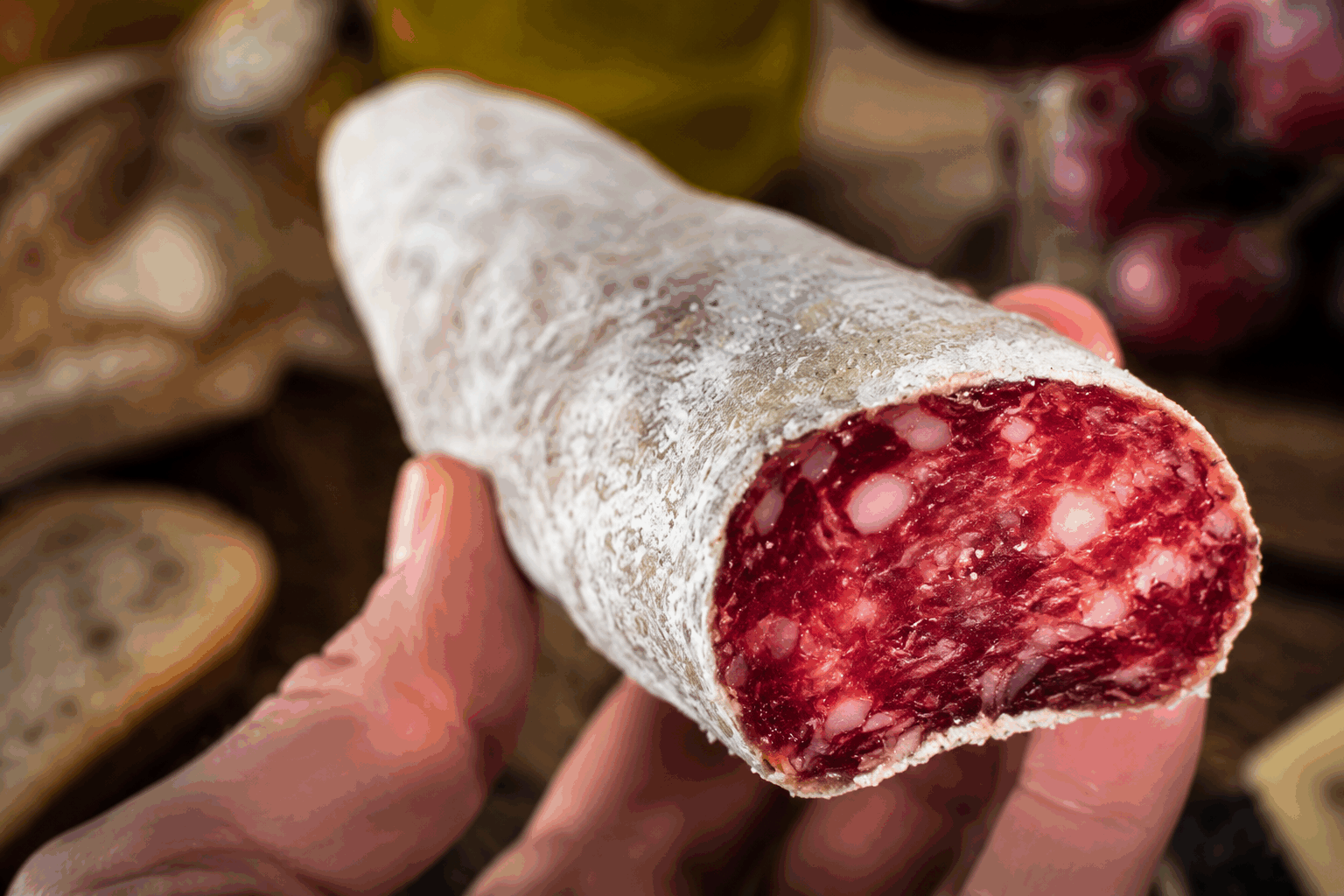 Saucisson maison sans boyaux : prêt en 10 minutes, une astuce surprenante à tester 🔥 Description Cette recette originale de saucisson maison sans boyaux vous permet de savourer un délicieux saucisson frais, prêt en seulement 10 minutes. Offrant une texture dense et un goût corsé, il est parfait pour un apéritif improvisé ou un plat convivial. Sa préparation rapide et sans matériel complexe en fait une astuce idéale pour les amateurs de charcuterie maison. Informations Temps de préparation : 10 minutes Temps de cuisson : 0 minute Nombre de portions : 6 personnes Difficulté : Facile Ingrédients Pour le saucisson maison 500 g de viande de porc hachée (épaule ou poitrine) 100 g de lard gras haché 10 g de sel 2 g de poivre noir moulu 1 cuillère à café de sucre 1 cuillère à café de paprika doux 1 cuillère à soupe de vin rouge 1 gousse d’ail râpée 1 cuillère à café de thym séché 5 g de sel nitrité (facultatif, pour la couleur et la conservation) Préparation Mélangez vigoureusement la viande de porc hachée avec le lard gras pour obtenir une texture homogène. Ajoutez le sel, le poivre, le sucre, le paprika, l’ail râpé, le thym, le sel nitrité et le vin rouge. Mélangez de nouveau très soigneusement pendant au moins 5 minutes afin que les épices s’incorporent bien à la viande et que la texture soit collante. Formez un boudin régulier en serrant bien la préparation avec les mains, sans utiliser de boyaux. Enveloppez le boudin dans un film alimentaire en serrant pour bien le compresser, puis placez-le au réfrigérateur au minimum 2 heures avant dégustation (idéalement toute une nuit). Au moment de servir, retirez le film et tranchez le saucisson en fines rondelles. Il se déguste cru, comme un saucisson traditionnel. Astuces Utilisez de la viande bien froide pour faciliter le mélange et obtenir une texture ferme. Pour un goût plus prononcé, ajoutez une pointe de piment d’Espelette ou de poivre de Sichuan. Le sel nitrité est optionnel mais conseillé si vous souhaitez une couleur rouge typique et une meilleure conservation. Pour varier, remplacez le thym par du romarin ou du fenouil selon vos préférences. Service Servez le saucisson tranché finement accompagné de pain de campagne croustillant, de cornichons et d’un verre de vin rouge corsé. Idéal en apéritif ou en entrée conviviale, il surprendra vos invités par son authenticité et sa rapidité de préparation.