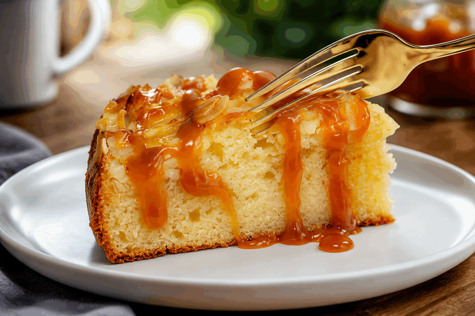 Seulement 3 pommes et 5 minutes pour un gâteau fondant qui ravit à coup sûr 🍎👌