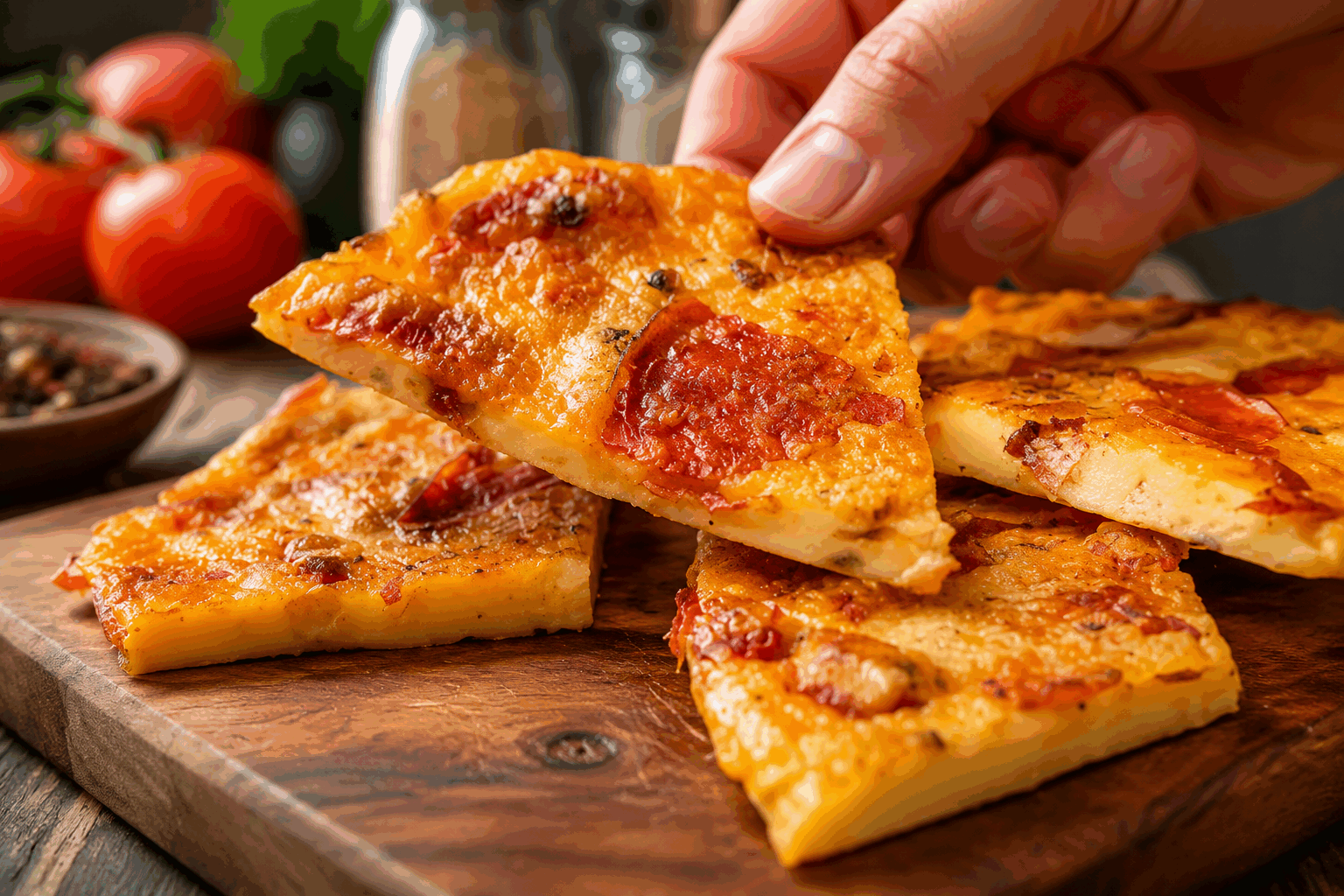 Tapas à l’ail frit sans farine ni œufs, prêt en 10 minutes pour un apéro parfait 🔥 Description Ces tapas à l’ail frit sont une délicieuse spécialité espagnole revisitée sans farine ni œufs, idéale pour un apéritif rapide et savoureux. L’ail est finement tranché et doré à la poêle dans une généreuse huile d’olive, offrant une texture croustillante et un parfum intense. Parfaites pour accompagner des boissons entre amis, ces tapas apportent authenticité et simplicité à votre table. Informations Temps de préparation : 5 minutes Temps de cuisson : 5 minutes Nombre de portions : 4 personnes (environ 20 pièces) Difficulté : Facile Ingrédients Pour les tapas à l’ail 6 gousses d’ail fraîches 100 ml d’huile d’olive extra vierge 1 pincée de sel fin Poivre noir du moulin, au goût 1/2 cuillère à café de piment d'Espelette (optionnel) Quelques brins de persil frais (pour la décoration) Préparation Épluchez les gousses d’ail puis tranchez-les finement en lamelles régulières, d’environ 2 mm d’épaisseur. Versez l’huile d’olive dans une poêle à feu moyen et laissez chauffer doucement jusqu’à ce qu’elle soit chaude mais non fumante (environ 150°C si vous disposez d’un thermomètre). Ajoutez les lamelles d’ail dans l’huile, répartissez-les en une seule couche pour une cuisson uniforme. Faites-les frire pendant 2 à 3 minutes en remuant délicatement pour qu’elles dorent sans brûler. Dès que les lamelles d’ail deviennent légèrement dorées et croustillantes, retirez la poêle du feu et égouttez les tapas sur du papier absorbant pour éliminer l’excès d’huile. Saupoudrez immédiatement d’une pincée de sel, de poivre noir fraîchement moulu et, si désiré, de piment d'Espelette pour relever subtilement la saveur. Ciselez le persil frais et parsemez-le sur les tapas pour apporter une touche de couleur et de fraîcheur. Astuces Choisissez des gousses d’ail fermes et non germe pour éviter une amertume excessive. Faites bien attention à la température de l’huile : trop chaude, l’ail brûle et devient amer ; trop froide, il ne croustille pas. Pour une version encore plus gourmande, ajoutez une pointe de paprika doux ou fumé au moment de l’assaisonnement. Conservez les tapas dans une boîte hermétique une fois refroidies ; elles se dégustent mieux fraîches mais restent croustillantes jusqu’à 24 heures. Service Servez ces tapas à l’ail frit dans un petit plat ou une coupelle, accompagnées de tranches de pain grillé ou de jambon ibérique. Elles sont idéales pour un apéritif convivial, avec un verre de vin rouge jeune ou une bière bien fraîche.