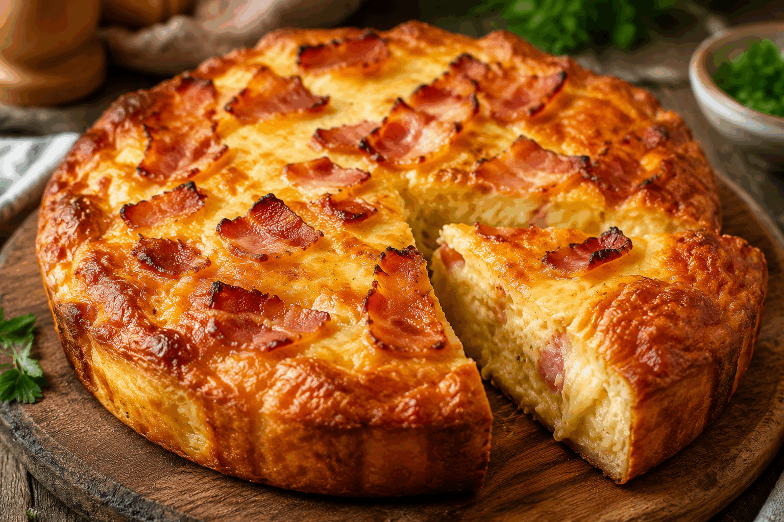 Tarte sandwich gratinée sans pâte, prête en 10 minutes pour un repas qui régale 🔥 Description Cette tarte sandwich gratinée est une recette rapide et facile, parfaite pour un repas improvisé. Sans pâte, elle se compose d’une garniture généreuse et fondante, gratinée au four pour un dessus croustillant et doré. Idéale pour un déjeuner ou un dîner gourmand, elle combine simplicité et saveurs réconfortantes. Informations Temps de préparation : 5 minutes Temps de cuisson : 5 minutes Nombre de portions : 2 personnes Difficulté : Facile Ingrédients Pour la garniture 100 g de jambon blanc coupé en dés 100 g de fromage râpé (emmental, comté ou gruyère) 2 œufs 80 ml de crème fraîche épaisse 1 petite tomate coupée en rondelles 1 cuillère à soupe de moutarde Sel et poivre du moulin Quelques feuilles de basilic ou de persil frais (facultatif) Préparation Préchauffe le four à 200°C en mode grill. Dans un bol, bats les œufs avec la crème fraîche, la moutarde, le sel et le poivre jusqu’à obtention d’un mélange homogène. Ajoute le jambon et la moitié du fromage râpé, mélange légèrement. Verse cette préparation dans un petit plat allant au four, en étalant bien. Dispose les rondelles de tomate sur le dessus, puis saupoudre avec le reste de fromage râpé. Fais gratiner au four pendant environ 5 minutes, jusqu’à ce que le dessus soit bien doré et le mélange pris. Sors la tarte sandwich gratinée, parsème de basilic ou persil frais avant de servir si tu le souhaites. Astuces Utilise un plat à gratin petit ou des ramequins individuels pour une cuisson plus rapide et uniforme. Tu peux remplacer le jambon par du poulet, des lardons ou des légumes sautés pour varier les plaisirs. Pour une version plus légère, choisis une crème fraîche allégée ou remplace-la par du yaourt nature. Veille à bien surveiller la cuisson sous le grill pour éviter que le dessus ne brûle. Service Sers cette tarte sandwich gratinée chaude, accompagnée d’une salade verte croquante ou d’une soupe légère. C’est un plat idéal pour un repas rapide, convivial et savoureux, parfait quand tu es pressé mais que tu veux te faire plaisir.