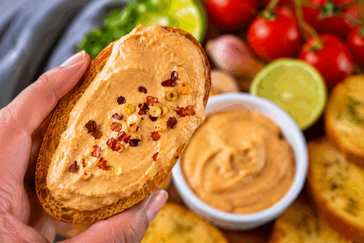 Tartinade de tomates maison : 5 minutes pour un goût d’Italie qui fond en bouche ✨ Description Cette tartinade de tomates maison est une explosion de saveurs méditerranéennes, évoquant le soleil et la douceur de l’Italie. Sa texture fondante et ses arômes frais en font un accompagnement idéal pour les apéritifs, les bruschettas ou même les plats estivaux. Rapide à préparer, elle capture l’essence des tomates mûres relevées par des herbes aromatiques classiques. Informations Temps de préparation : 5 minutes Temps de cuisson : 0 minute Nombre de portions : 4 personnes Difficulté : Facile Ingrédients Pour la tartinade 300 g de tomates mûres 1 gousse d’ail 2 cuillères à soupe d’huile d’olive extra vierge 1 cuillère à soupe de jus de citron frais 1 cuillère à soupe de basilic frais ciselé 1 cuillère à café d’origan séché Sel fin, selon goût Poivre noir fraîchement moulu, selon goût Préparation Équeute et coupe les tomates en petits morceaux. Épluche la gousse d’ail et hache-la finement ou presse-la avec un presse-ail. Place les tomates et l’ail dans un bol, puis ajoute l’huile d’olive, le jus de citron, le basilic et l’origan. Mixe le tout à l’aide d’un mixeur plongeant ou écrase à la fourchette selon la texture désirée: lisse ou légèrement rustique. Sale et poivre selon ton goût, puis mélange à nouveau pour bien incorporer les assaisonnements. Laisse reposer au frais pendant au moins 10 minutes si possible pour que les saveurs se révèlent pleinement. Astuces Choisis des tomates bien mûres, de préférence de saison, pour un maximum de goût. Tu peux remplacer le basilic par du thym ou du romarin selon tes préférences. Pour une touche piquante, ajoute une pincée de piment d’Espelette finement moulu. Conserve la tartinade dans un récipient hermétique au réfrigérateur et consomme-la dans les 48 heures pour garder fraicheur et saveurs. Service Servez cette tartinade sur des tranches de pain grillé ou des crostinis pour un apéritif gourmand. Elle accompagne aussi parfaitement des légumes crus ou grillés. Idéale pour une soirée estivale conviviale, elle apporte un parfum d’Italie à votre table en un rien de temps.