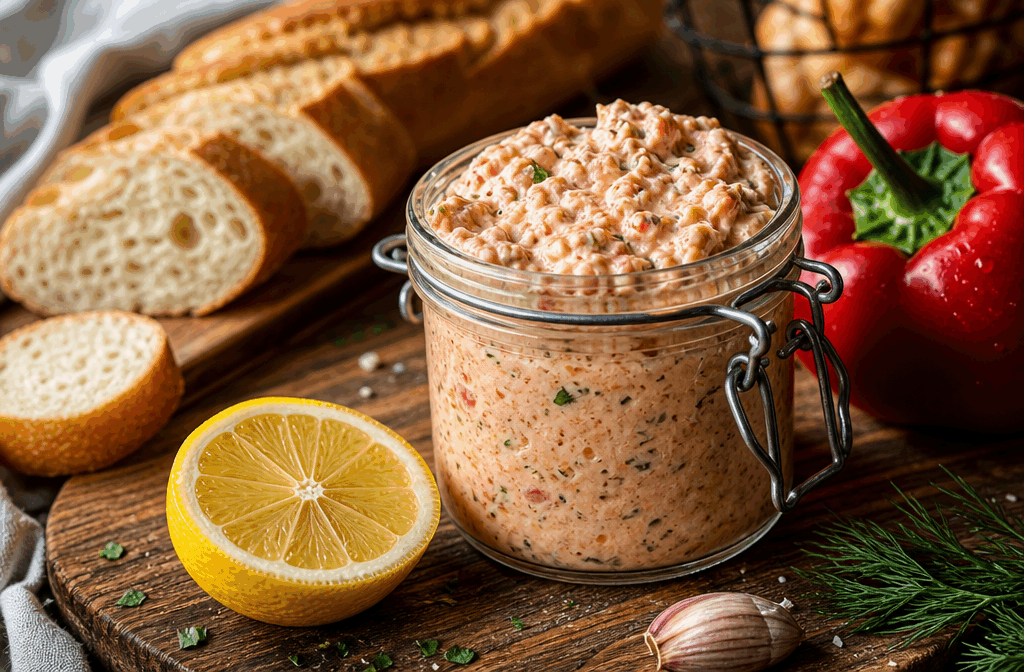 Tartinade poivron onctueuse en 5 minutes, le secret simple qui séduit tous les gourmands 🔥 Description Cette tartinade de poivrons est une préparation simple, rapide et délicieusement onctueuse, idéale pour accompagner apéritifs et repas légers. Sa saveur douce et légèrement fumée séduit tous les palais, ravivant les papilles avec une touche colorée et gourmande. Parfaite pour un snack improvisé ou un moment convivial entre amis. Informations Temps de préparation : 5 minutes Temps de cuisson : 10 minutes (grillade des poivrons) Nombre de portions : 4 à 6 personnes Difficulté : Facile Ingrédients Pour la tartinade 3 poivrons rouges moyens 2 cuillères à soupe d'huile d'olive extra vierge 1 gousse d'ail 1 cuillère à soupe de jus de citron frais 1 cuillère à café de paprika doux Sel fin, selon goût Poivre noir fraîchement moulu, selon goût 2 cuillères à soupe de fromage frais type ricotta ou fromage à tartiner (optionnel, pour plus d’onctuosité) Préparation Préchauffe le four à 200°C en mode grill. Place les poivrons entiers sur une plaque recouverte de papier cuisson, puis enfourne-les sous le grill pendant 8 à 10 minutes en les retournant régulièrement, jusqu’à ce que la peau noircisse et cloquète. Retire les poivrons et place-les immédiatement dans un bol couvert d’un film alimentaire ou dans un sac plastique fermé pour faciliter le pelage ; laisse reposer 5 minutes. Pèle les poivrons en retirant la peau carbonisée, épépine-les et découpe-les en morceaux. Dans un mixeur, ajoute les poivrons pelés, la gousse d’ail épluchée, l’huile d’olive, le jus de citron, le paprika, le sel et le poivre. Mixe jusqu’à obtenir une consistance lisse et crémeuse. Incorpore le fromage frais si tu souhaites une texture plus onctueuse, puis mélange une dernière fois. Rectifie l’assaisonnement si nécessaire puis transfère la tartinade dans un bol. Astuces Pour un goût encore plus fumé, tu peux griller les poivrons directement sur une flamme de gazinière si tu en as une. Si tu manques de temps, utilise des poivrons grillés en bocal de bonne qualité, mais rince-les à l’eau claire pour retirer l’excès de sel et de conservateurs. Pour varier les saveurs, ajoute une pointe de cumin ou un filet de vinaigre balsamique. Conserve la tartinade dans un récipient hermétique au frais et consomme-la dans les 3 jours pour préserver sa fraîcheur. Service Sers cette tartinade tiède ou froide, accompagnée de tranches de pain grillé, de crackers ou de légumes croquants comme des carottes et des radis. Parfaite pour l’apéritif, elle peut aussi garnir des sandwichs ou accompagner des grillades et salades fraîches lors des repas d’été.