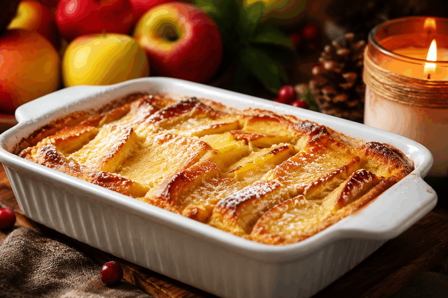 Terrine de pomme sans farine en 10 minutes, le secret d’un dessert léger et fondant 🍏👌 Description Cette terrine de pomme sans farine est un dessert léger, fruité et fondant, idéal pour conclure un repas en douceur. Sa texture aérienne et son goût naturel de pomme en font un dessert sain et rapide à préparer. Parfaite pour un goûter improvisé ou une fin de repas légère, elle séduira les amateurs de simplicité et de fraîcheur. Informations Temps de préparation : 5 minutes Temps de cuisson : 5 minutes Nombre de portions : 4 personnes Difficulté : Facile Ingrédients Pour la terrine 3 pommes moyennes (Golden ou Reine des Reinettes) 3 œufs 80 g de sucre de canne 1 cuillère à café d’extrait de vanille 1 pincée de sel 30 g de beurre pour le moule Préparation Préchauffe le four à 180°C (chaleur tournante de préférence). Pèle et coupe les pommes en petits dés réguliers. Sépare les blancs des jaunes d’œufs. Dans un saladier, bats les jaunes avec le sucre et la vanille jusqu’à obtenir un mélange mousseux. Ajoute les dés de pomme aux jaunes sucrés, puis mélange délicatement. Dans un autre saladier, monte les blancs en neige ferme avec la pincée de sel. Incorpore délicatement les blancs montés à la préparation aux pommes à l’aide d’une spatule pour ne pas les casser. Beurre un petit moule à cake ou une terrine et verse-y la préparation. Enfourne pour environ 5 minutes, le dessus doit être légèrement doré mais la terrine doit rester moelleuse et fondante à l’intérieur. Laisse tiédir avant de démouler délicatement. Astuces Pour un goût plus prononcé, ajoute une pincée de cannelle ou de gingembre râpé dans la préparation. Utilise des pommes bien fermes et sucrées pour éviter que la terrine ne devienne trop humide. Ne cuis pas trop longtemps pour conserver la texture fondante. Si tu souhaites une version encore plus légère, remplace le sucre par du miel ou un édulcorant naturel. Service Servez cette terrine tiède ou froide, accompagnée d’une boule de glace à la vanille ou d’un coulis de fruits rouges pour un contraste gourmand. Idéale pour un dessert de semaine simple ou un goûter léger entre amis.