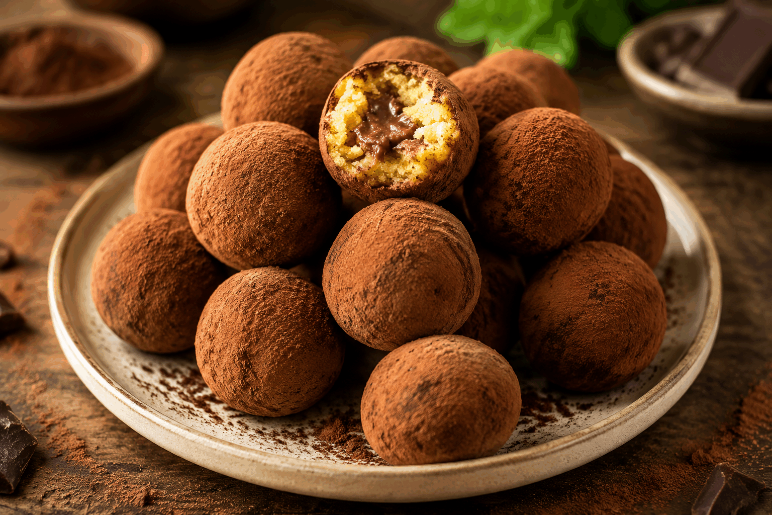 Tiramisu truffe prêt en 5 minutes, le dessert qui fond et surprend à chaque bouchée 🔥 Description Ce tiramisu revisité allie la douceur classique du dessert italien à une touche raffinée de truffe, pour un mariage audacieux entre gourmandise et élégance. Fondant en bouche, il se prépare en un éclair et surprend par ses arômes subtils et sa texture onctueuse. Parfait pour impressionner lors d’un dîner ou une occasion spéciale, tout en gardant une réalisation ultra simple. Informations Temps de préparation : 5 minutes Temps de cuisson : 0 minute Nombre de portions : 4 personnes Difficulté : Facile Ingrédients Pour la crème mascarpone truffée 250 g de mascarpone 3 œufs frais 80 g de sucre en poudre 1 cuillère à soupe de pâte de truffe noire (ou huile de truffe pour une version plus subtile) Pour le montage 20 biscuits à la cuillère 100 ml de café expresso fort, froid 1 cuillère à soupe de cacao en poudre non sucré Quelques copeaux de truffe fraîche (facultatif, pour la décoration) Préparation Séparez les blancs des jaunes d’œufs. Dans un saladier, fouettez les jaunes avec le sucre jusqu’à ce que le mélange blanchisse. Ajoutez le mascarpone et la pâte (ou huile) de truffe au mélange, incorporez délicatement pour obtenir une crème lisse. Montez les blancs en neige ferme à l’aide d’un batteur électrique puis incorporez-les doucement à la préparation mascarpone à la truffe pour garder la légèreté de la crème. Trempez rapidement les biscuits dans le café froid, attention à ne pas les détremper. Dans des verrines individuelles ou un plat, déposez une première couche de biscuits imbibés, puis recouvrez généreusement de crème mascarpone truffée. Répétez l’opération en terminant par une couche de crème. Placez au frais pendant 1 heure pour que le tiramisu prenne une bonne tenue. Avant de servir, saupoudrez de cacao en poudre et ajoutez quelques copeaux de truffe fraîche pour une touche luxueuse et parfumée. Astuces Utilisez des œufs très frais, surtout si vous consommez le tiramisu peu cuit. Pour un goût de truffe plus subtil, remplacez la pâte de truffe par quelques gouttes d’huile de truffe blanche. Ne laissez pas tremper les biscuits trop longtemps dans le café, ils risqueraient de se casser et de rendre le dessert trop mou. Conservez le tiramisu au frais et consommez-le dans les 24 heures pour apprécier pleinement sa fraîcheur et sa texture. Service Servez ce tiramisu truffé dans de petites verrines transparentes pour mettre en valeur ses couches onctueuses. Il accompagne merveilleusement un café ou un digestif léger. Ce dessert est idéal pour un repas gourmet ou une soirée entre amis qui apprécient les saveurs raffinées et originales.