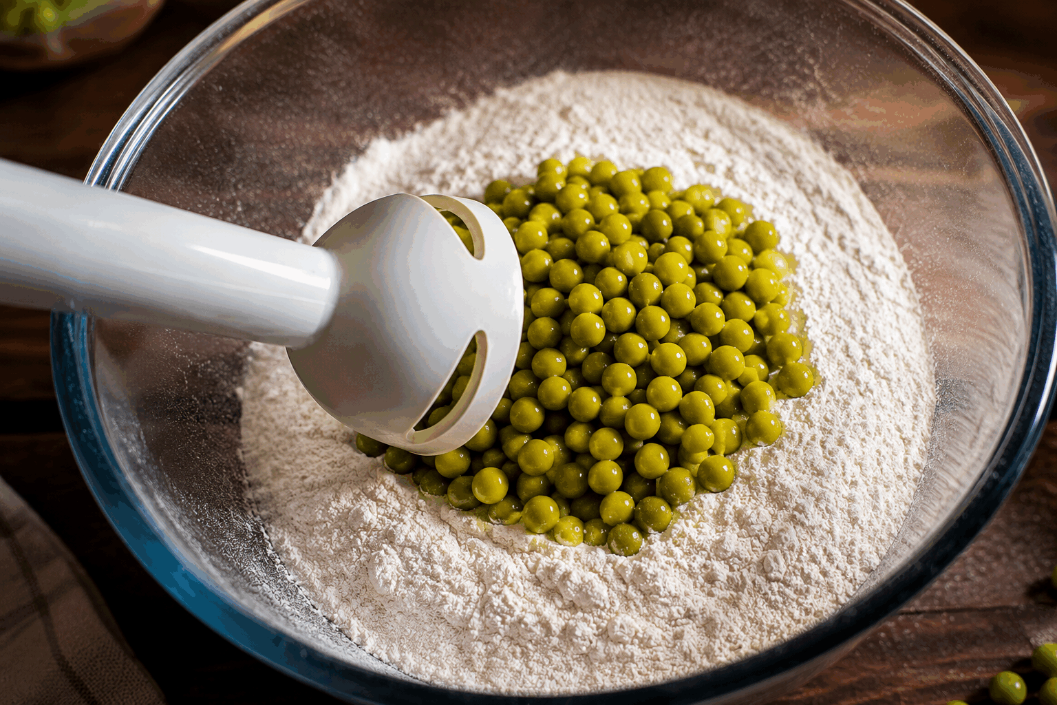 Tu ne devineras jamais ce que donnent les petits pois mixés avec de la farine ! 🔥 Description Ce plat surprenant associe la douceur des petits pois frais à la texture légère de la farine pour créer une préparation originale, onctueuse et savoureuse. Parfait pour un apéritif ou une entrée, il offre une explosion de fraîcheur et un goût végétal subtil qui ravira les amateurs de cuisine inventive. Informations Temps de préparation : 15 minutes Temps de cuisson : 20 minutes Nombre de portions : 4 personnes Difficulté : Facile Ingrédients Pour la préparation aux petits pois 300 g de petits pois frais ou surgelés 80 g de farine de blé 1 œuf 150 ml de lait 1 cuillère à soupe d'huile d'olive 1 gousse d'ail 1 cuillère à café de sel 1/2 cuillère à café de poivre noir Quelques feuilles de menthe fraîche (facultatif) Préparation Fais cuire les petits pois dans de l'eau bouillante salée pendant 8 à 10 minutes jusqu'à ce qu'ils soient tendres. Égoutte-les. Dans un mixeur, place les petits pois cuits, la gousse d'ail pelée, la farine, l'œuf, le lait, le sel, le poivre et l'huile d'olive. Mixe jusqu'à obtenir une pâte lisse et homogène. Ajoute quelques feuilles de menthe si tu souhaites apporter une note fraîche. Chauffe une poêle antiadhésive à feu moyen avec un peu d'huile d'olive. Verse une louche de pâte pour former une petite crêpe épaisse ou une galette. Laisse cuire 3 à 4 minutes jusqu'à ce que les bords soient dorés, puis retourne-la et poursuis la cuisson 2 à 3 minutes. Répète l'opération avec le reste de la pâte jusqu'à épuisement. Serre chaud, accompagné d'une salade verte ou d'une sauce au yaourt citronnée pour rehausser les saveurs. Astuces Utilise des petits pois frais pour un goût plus prononcé, sinon les surgelés conviennent parfaitement. Si la pâte est trop liquide, ajoute un peu plus de farine pour obtenir une meilleure tenue. Pour varier les saveurs, remplace la menthe par du basilic ou de la coriandre. Tu peux préparer ces galettes à l’avance et les réchauffer à la poêle juste avant de servir. Service Présente ces galettes de petits pois à l’apéritif en les coupant en petites parts, ou sers-les en entrée accompagnées d’une salade fraîche et d’une sauce au yaourt citronnée. Ce plat léger et coloré conviendra parfaitement pour un repas printanier ou une occasion conviviale entre amis.