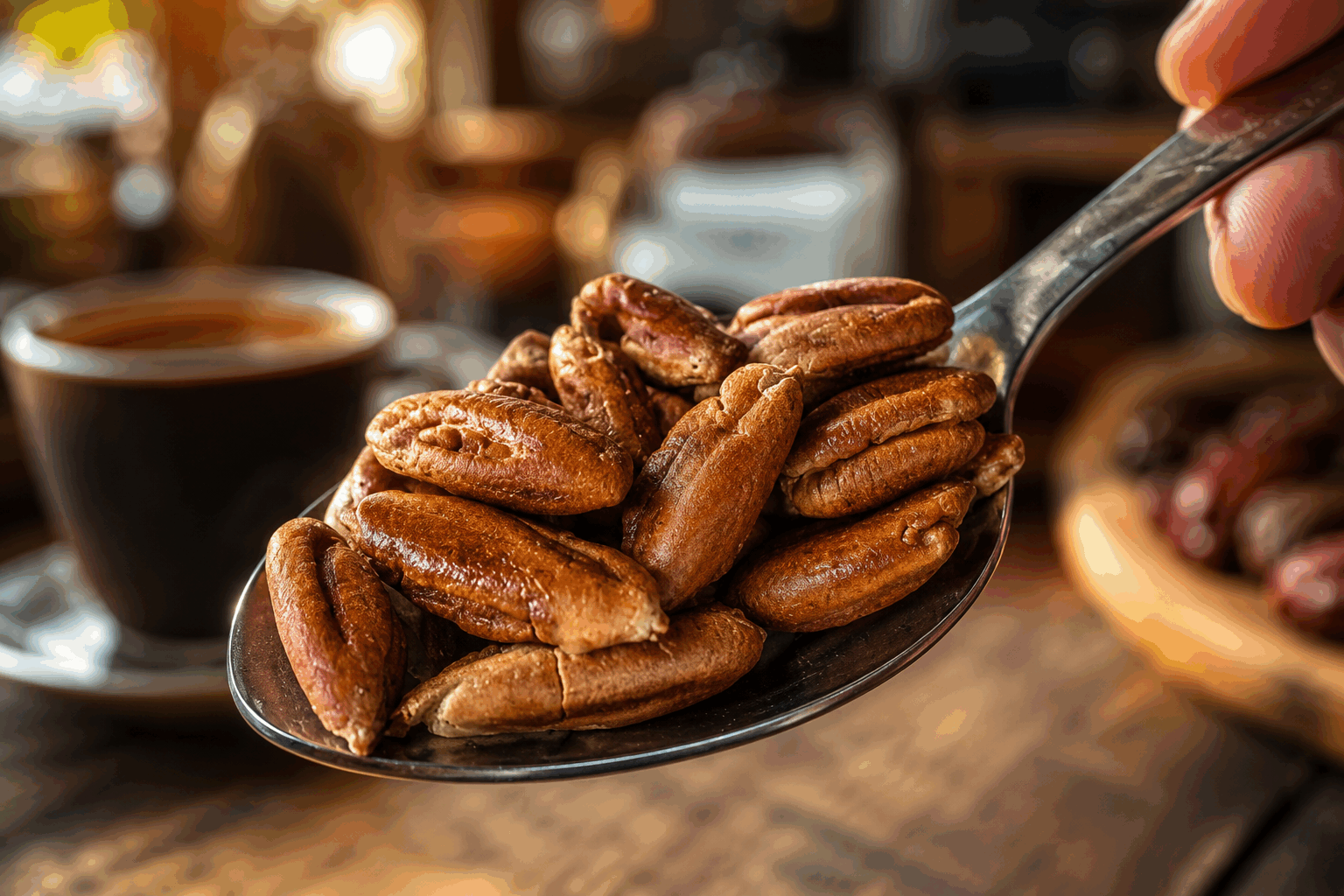 Un café sans caféine à faire en 5 minutes avec des noyaux de dattes, vous allez adorer ✨
