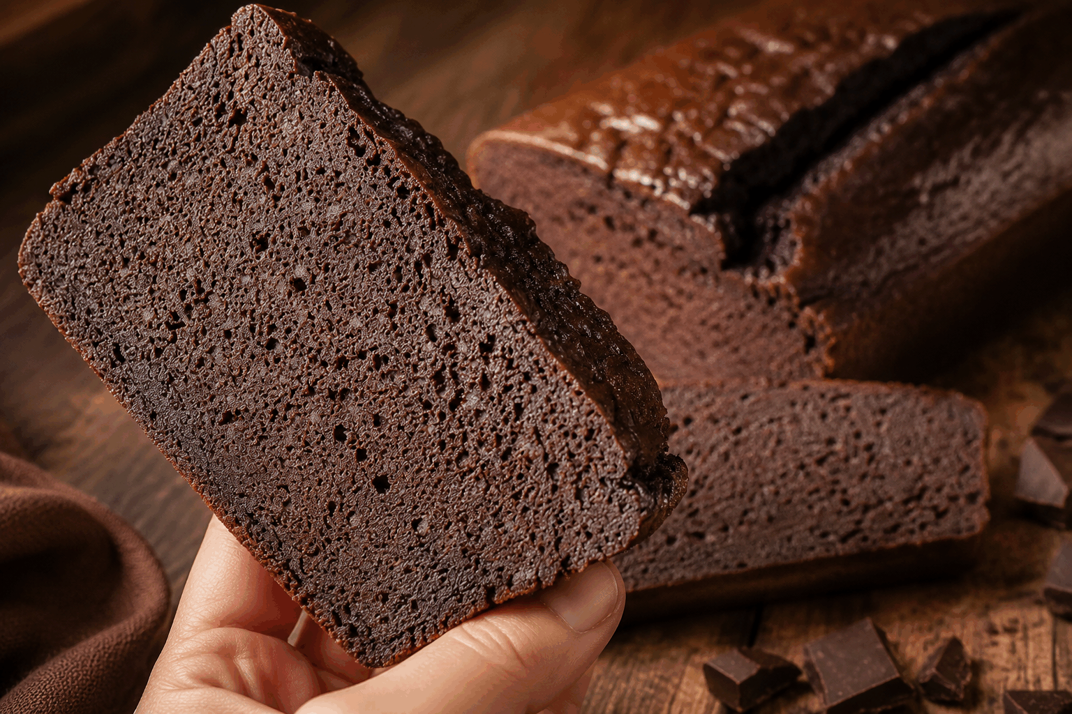 Un cake moelleux sans farine ni gluten en 5 ingrédients, prêt en un clin d’œil 🧁
