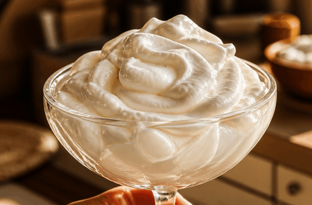 Un dessert au champagne prêt en 5 minutes pour épater à coup sûr 🥂 Description Ce dessert raffiné et léger est parfait pour les occasions spéciales où le temps presse. Il combine la finesse du champagne avec la douceur d’une mousse délicate, apportant fraîcheur et élégance en seulement cinq minutes de préparation. Idéal pour un apéritif festif ou un dessert express qui ne manquera pas de séduire vos invités. Informations Temps de préparation : 5 minutes Temps de cuisson : 0 minute Nombre de portions : 4 personnes Difficulté : Facile Ingrédients Pour la mousse au champagne 250 ml de champagne bien frais 150 g de crème liquide entière très froide 30 g de sucre glace 1 feuille de gélatine (2 g) 1 cuillère à café d’extrait de vanille Pour la décoration Quelques baies fraîches (framboises, myrtilles) Quelques feuilles de menthe Préparation Trempe la feuille de gélatine dans un bol d'eau froide pendant 5 minutes pour la ramollir. Lave rapidement les baies et réserve-les au frais pour la décoration. Fais légèrement chauffer le champagne (environ 30 ml) au micro-ondes pendant 10 secondes, sans le faire bouillir. Égoutte la gélatine et incorpore-la au champagne chaud en remuant bien jusqu’à dissolution complète. Dans un saladier, monte la crème liquide bien froide en chantilly ferme avec le sucre glace et l’extrait de vanille. Incorpore délicatement le champagne gélifié à la chantilly à l’aide d’une spatule pour ne pas la faire retomber. Répartis la mousse au champagne dans 4 verrines ou coupes individuelles. Réserve au réfrigérateur au minimum 30 minutes avant de servir pour que la mousse prenne légèrement (facultatif mais conseillé). Décore avec les baies fraîches et un brin de menthe juste avant de servir. Astuces Utilise un champagne brut ou demi-sec selon ton goût, mais évite les champagnes trop sucrés pour ne pas déséquilibrer la mousse. Pense à bien refroidir la crème et à utiliser un bol frais pour monter rapidement une chantilly stable. Si tu n’as pas de gélatine, remplace-la par un peu d’agar-agar (1 g), en suivant les instructions du paquet pour la dilution. Pour un effet pétillant et encore plus léger, ajoute un peu de champagne frais directement dans les verrines au moment du service. Service Servez ce dessert rafraîchissant dans des verrines transparentes pour mettre en valeur sa texture aérienne, accompagné d’un verre de champagne frais. Parfait pour clôturer un repas festif ou pour un apéritif chic et rapide. Idéal également lors des célébrations comme le Nouvel An ou un anniversaire.