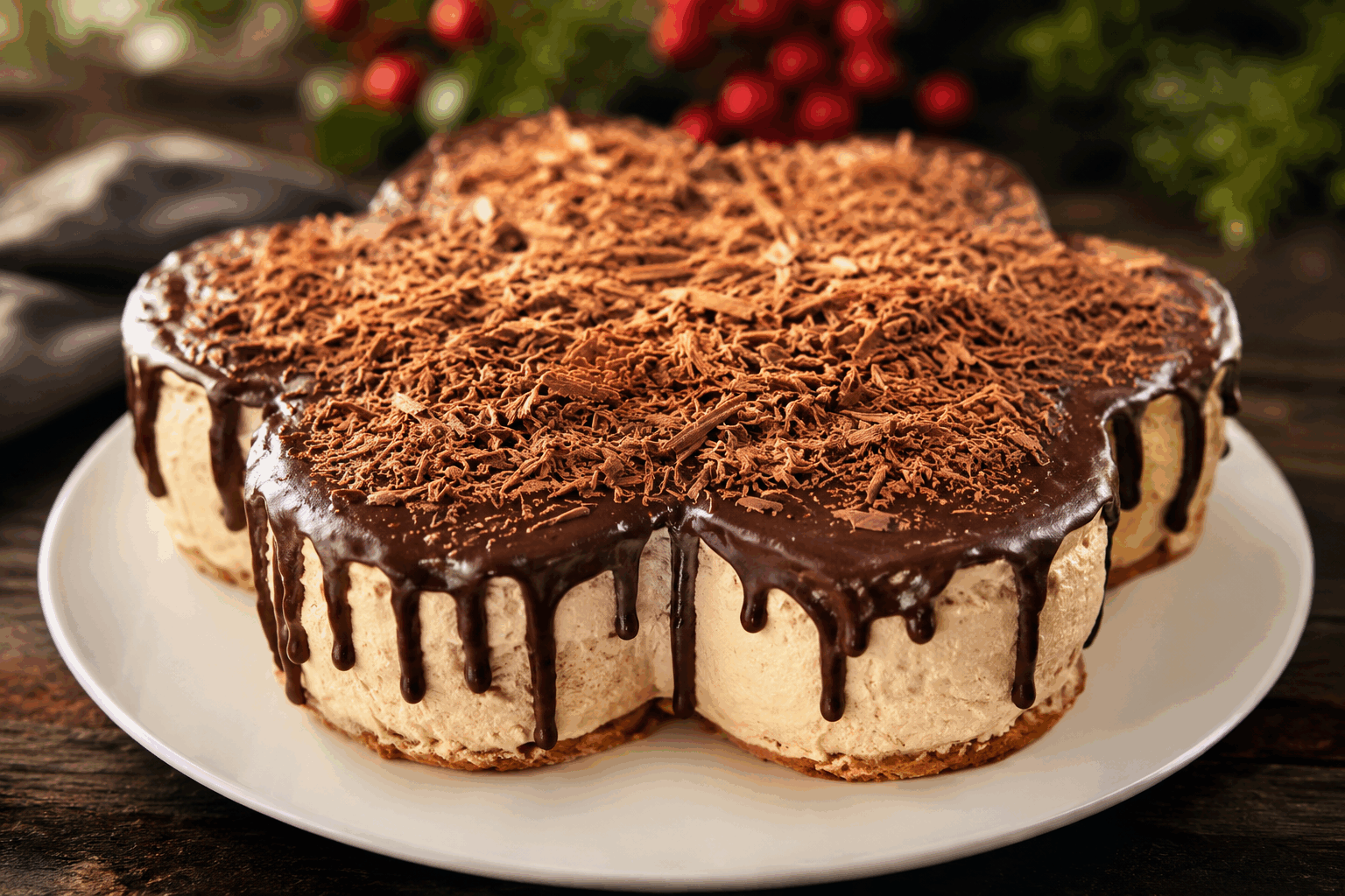 Un dessert de Noël en 5 minutes sans four ni farine, bluffant et délicieux ! 🔥 Description Ce dessert rapide et facile à réaliser combine des saveurs festives et une texture gourmande sans avoir besoin de four ni de farine. Parfait pour les fêtes de Noël, il ravira vos convives avec son goût riche en chocolat et ses notes épicées de saison. Un vrai coup de bluff pour un résultat aussi délicat que savoureux. Informations Temps de préparation : 5 minutes Temps de cuisson : 0 minute Nombre de portions : 4 personnes Difficulté : Facile Ingrédients Ingrédients principaux 200 g de chocolat noir pâtissier (70% cacao) 100 g de mascarpone 50 ml de crème liquide entière 2 cuillères à soupe de miel liquide 1 cuillère à café de mélange d'épices de Noël (cannelle, muscade, clou de girofle) Quelques gouttes d’extrait de vanille Pour la décoration 30 g de noisettes concassées Quelques éclats de chocolat ou des copeaux de noix de coco Q.S. de sucre glace Préparation Faites fondre le chocolat au bain-marie ou au micro-ondes par intervalles de 20 secondes en remuant entre chaque. Dans un saladier, fouettez le mascarpone avec la crème liquide, le miel, les épices de Noël et l’extrait de vanille jusqu’à obtenir une crème homogène. Incorporez délicatement le chocolat fondu à cette préparation, mélangez bien mais sans trop travailler pour garder de l’onctuosité. Répartissez la mousse obtenue dans des verrines ou petits ramequins. Parsemez de noisettes concassées et de copeaux de chocolat ou de noix de coco pour apporter du croquant. Laissez reposer au frais au moins 1 heure avant dégustation pour que le dessert prenne une texture ferme et aérienne. Astuces Utilisez un chocolat de qualité avec un taux de cacao élevé pour un goût intense et une belle tenue. Pour une version vegan, remplacez le mascarpone par une crème de noix de cajou bien mixée. Pour gagner du temps, préparez cette recette la veille : elle sera encore meilleure après une nuit au réfrigérateur. Variez les épices selon vos goûts : zeste d’orange ou un soupçon de gingembre frais râpé peuvent apporter une touche originale. Service Servez ce dessert frais dans de petites verrines transparentes, accompagné d’un thé aux épices ou d’un café corsé. Idéal pour clore un repas de Noël en légèreté tout en conservant une note festive et délicieuse.
