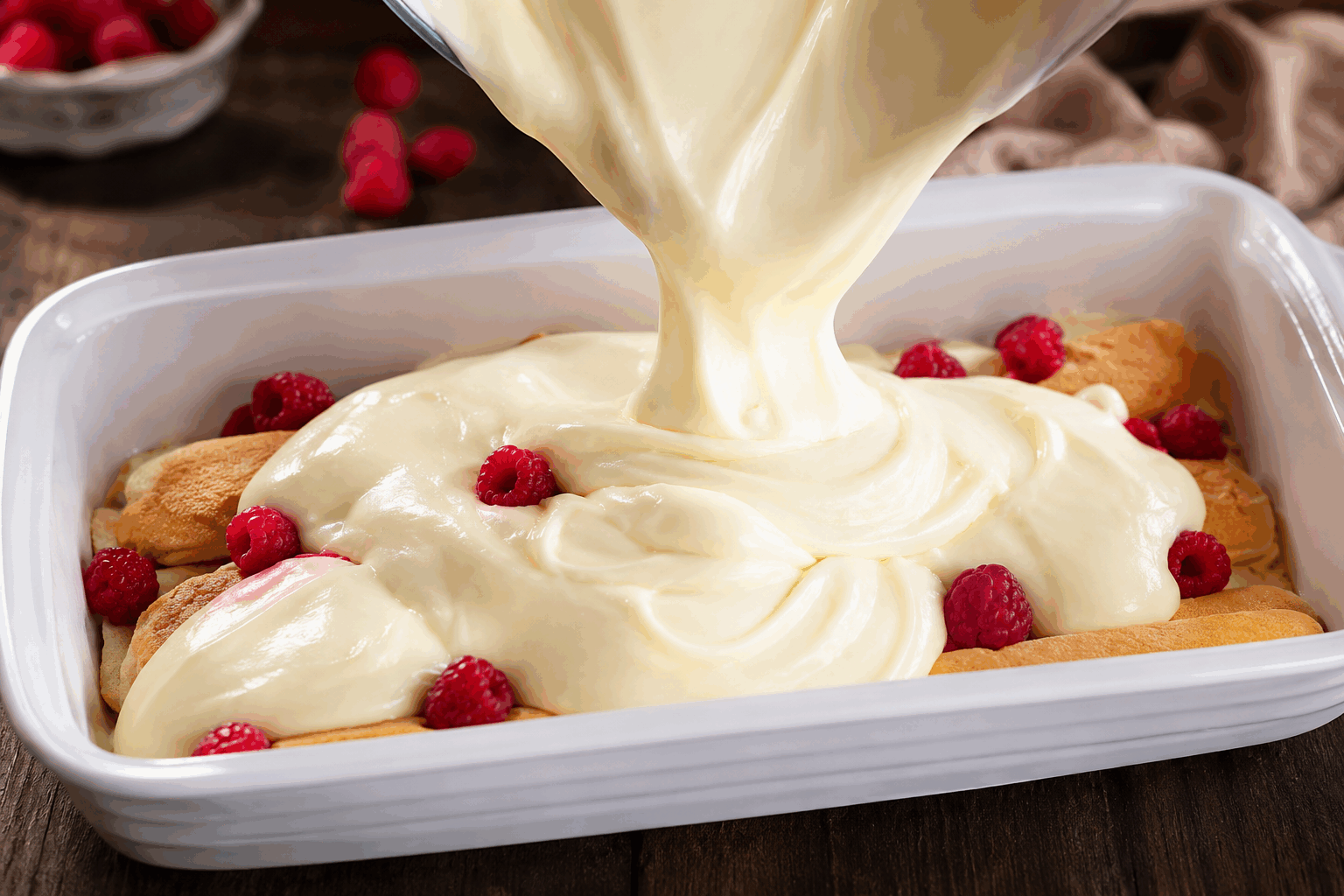 Un dessert doux en 5 minutes, sans œuf ni gluten, prêt en un clin d’œil ✨ Description Ce dessert express allie douceur et légèreté, idéal pour une pause gourmande rapide. Sans œuf ni gluten, il convient parfaitement aux personnes ayant des restrictions alimentaires. Sa texture onctueuse et son goût délicatement sucré séduiront tous les palais en un rien de temps. Informations Temps de préparation : 5 minutes Temps de cuisson : 0 minute Nombre de portions : 2 personnes Difficulté : Facile Ingrédients Pour le dessert 200 ml de lait de coco 2 cuillères à soupe de sirop d’érable 1 cuillère à café d’extrait de vanille 50 g de poudre d’amandes 1 cuillère à soupe de graines de chia Une pincée de sel Préparation Dans un bol, verse le lait de coco, le sirop d’érable, l’extrait de vanille et la pincée de sel. Ajoute la poudre d’amandes et les graines de chia, puis mélange vigoureusement jusqu’à obtenir une préparation homogène. Laisse reposer 3 à 5 minutes pour que les graines de chia gonflent et apportent de la texture. Remue une dernière fois et répartis dans deux verrines ou petits bols. Décore selon tes envies : fruits frais, copeaux de noix de coco ou amandes effilées. Astuces Si tu manques de temps, mélange bien les graines de chia avec un peu d’eau chaude pour accélérer leur gonflement. Remplace la poudre d’amandes par de la farine de noix de coco pour une variante encore plus légère. Pour plus de fraîcheur, conserve le dessert au réfrigérateur avant de servir. Ajoute un soupçon de cannelle ou de zestes d’agrume pour varier les saveurs. Service Servez ce dessert en petites portions dans des verrines transparentes pour montrer ses jolies textures. Il est parfait en fin de repas léger ou pour une collation saine et rapide. Accompagne-le d’un thé vert ou d’une infusion aux fruits pour une pause douce et apaisante.